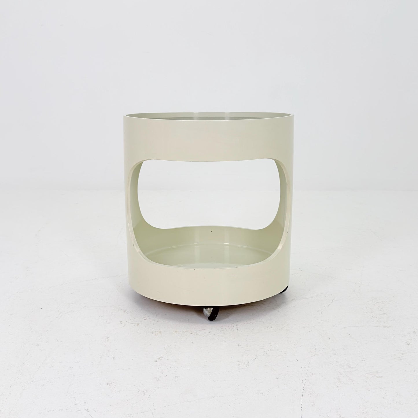 Mid-Century Space Age Side Table “Luna” by Opal Kleinmöbel Germany 1970s