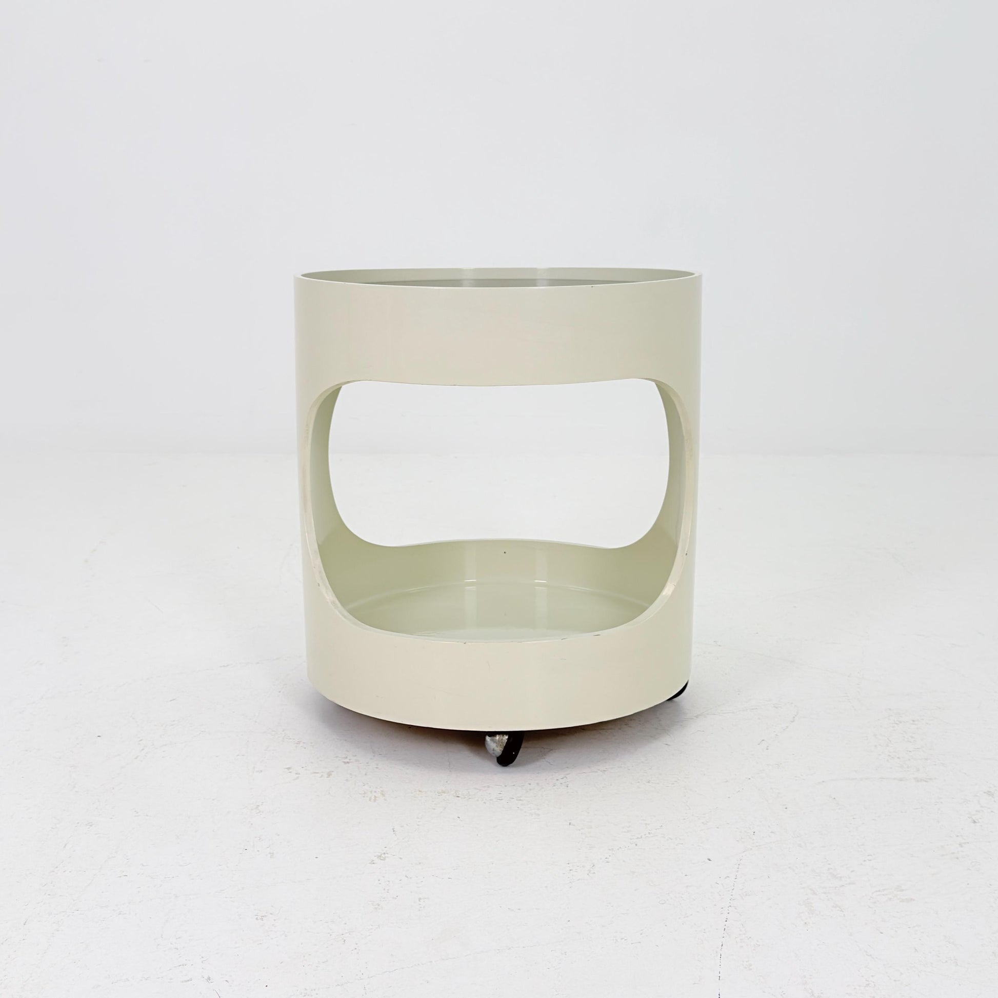 Mid-Century Space Age Side Table “Luna” by Opal Kleinmöbel Germany 1970s