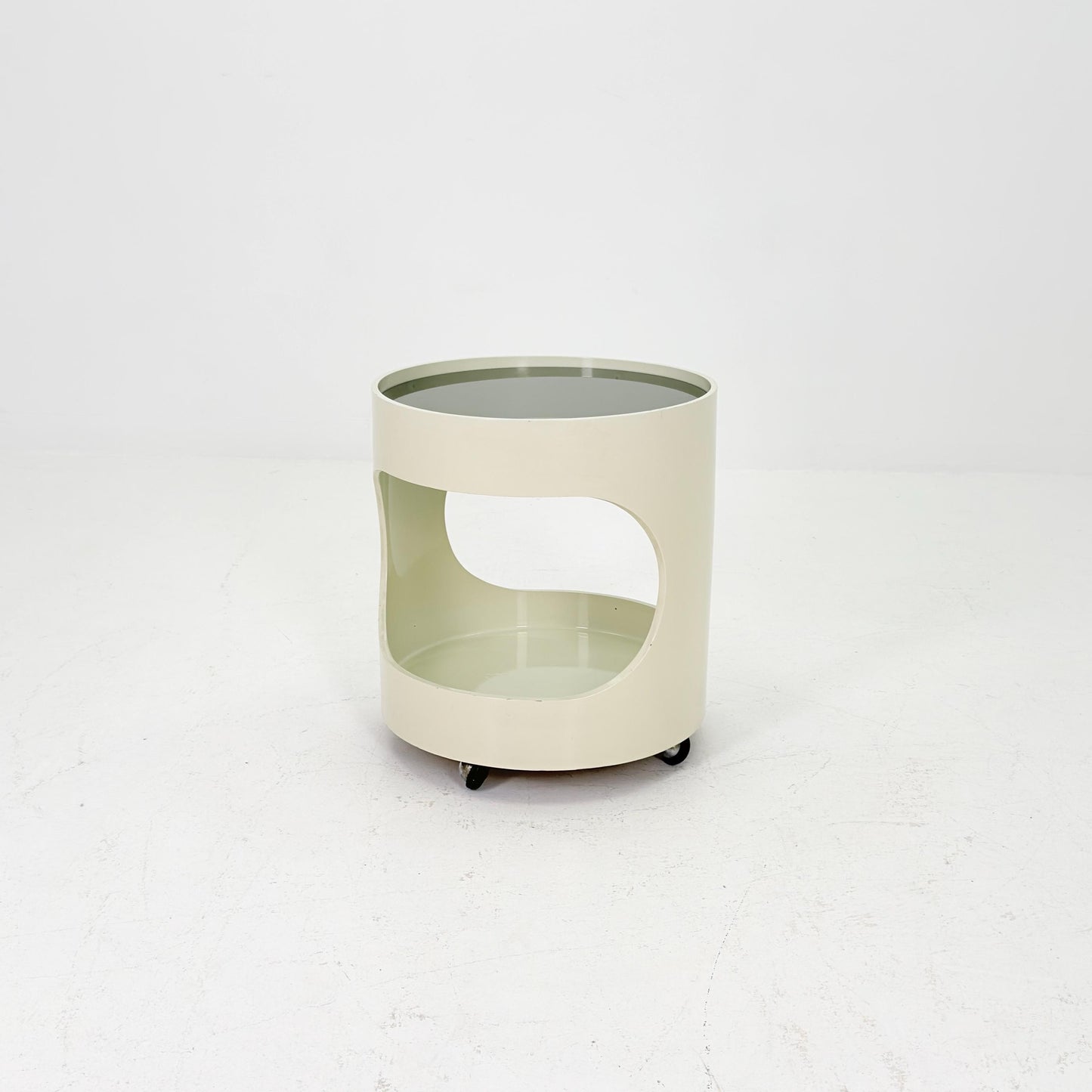 Mid-Century Space Age Side Table “Luna” by Opal Kleinmöbel Germany 1970s