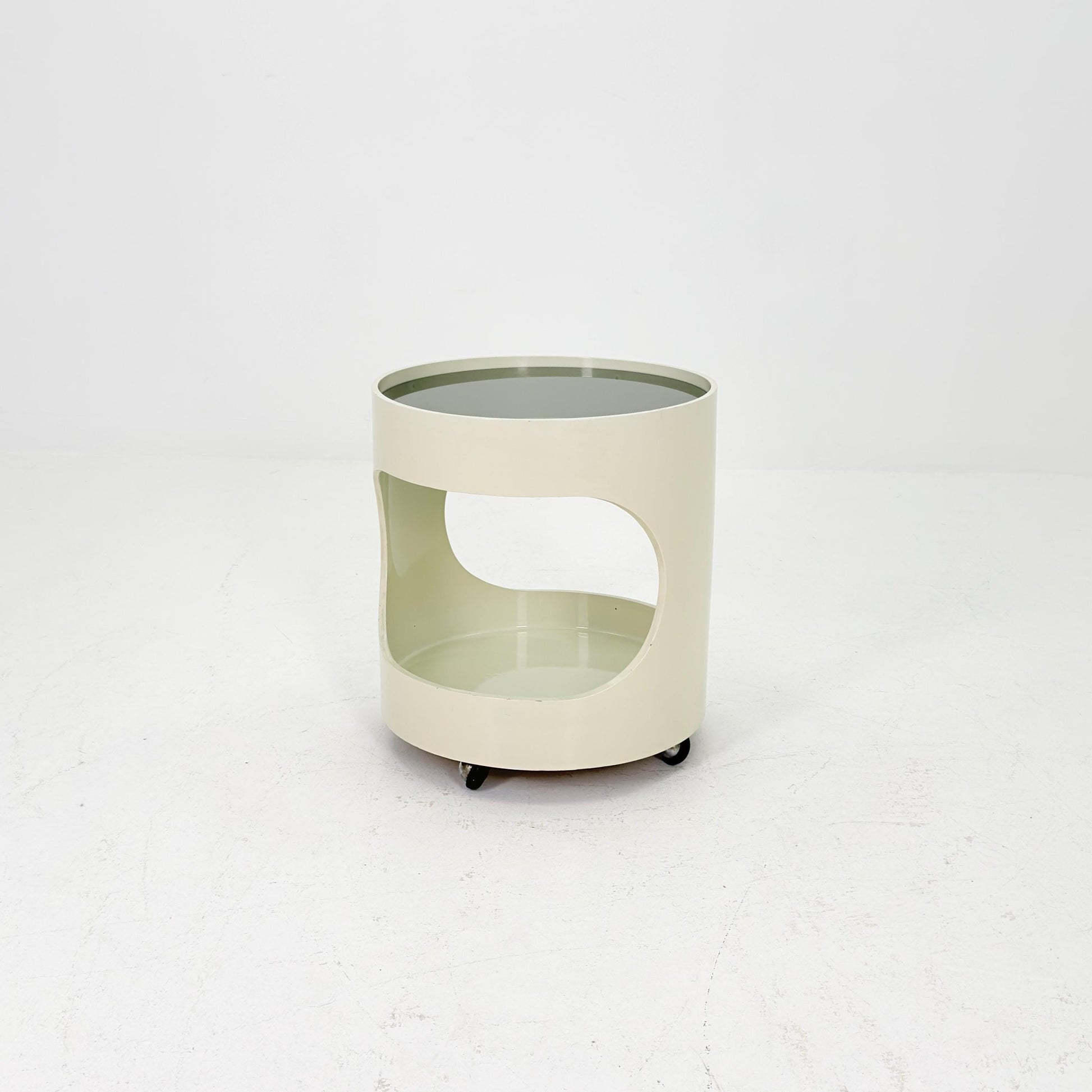 Mid-Century Space Age Side Table “Luna” by Opal Kleinmöbel Germany 1970s