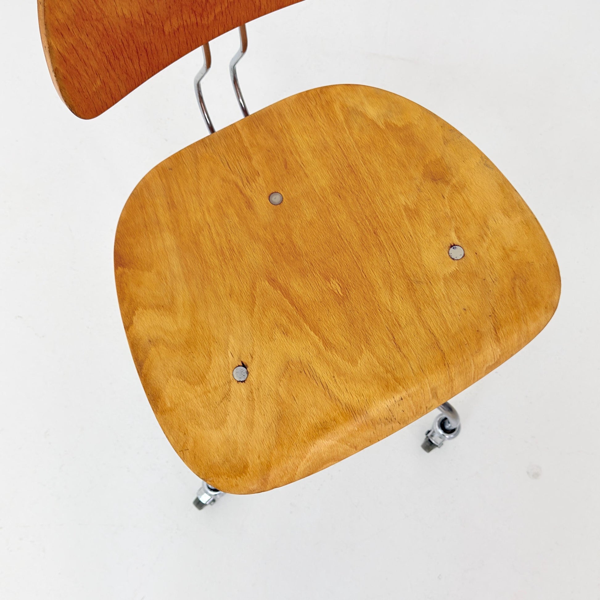 Mid century Swivel Bauhaus chair model by Egon Eiermann for Wilde & Spieth 1950s Germany