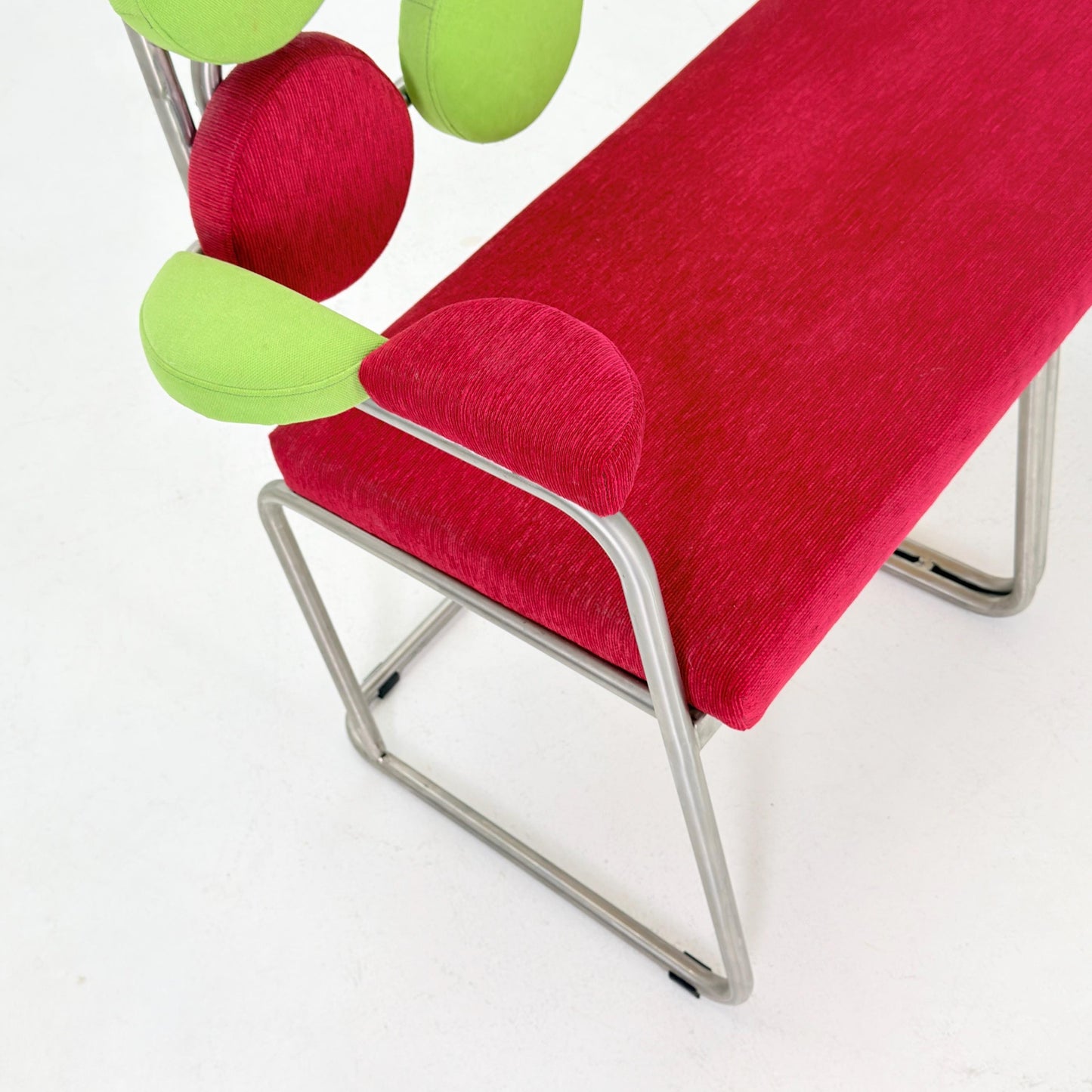 Rare Mid Century Bauhaus Marshmallow Bench Sofa, Germany 1980s