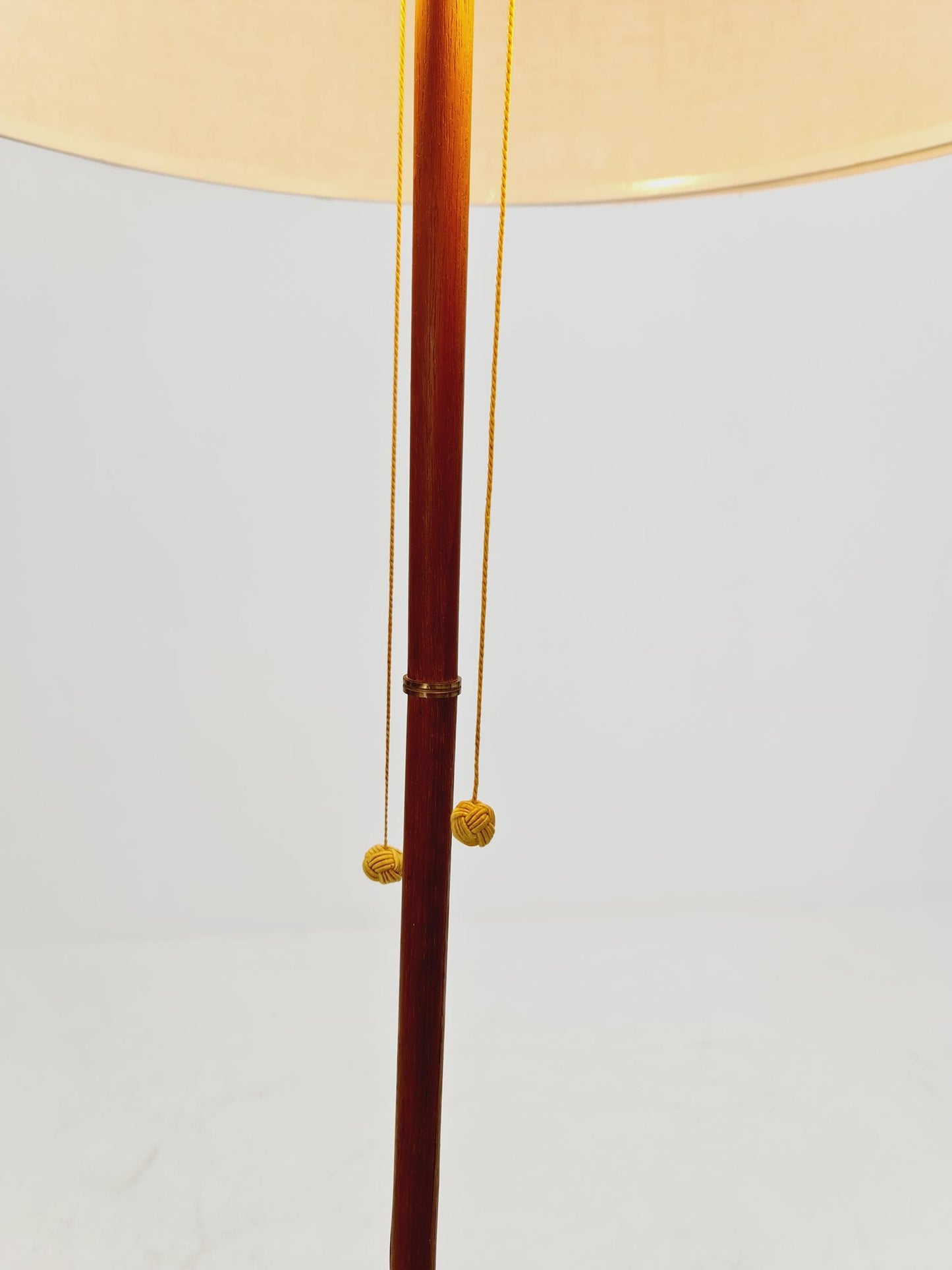 Rare Tripod Mid century German floor lamp Brass 1960s
