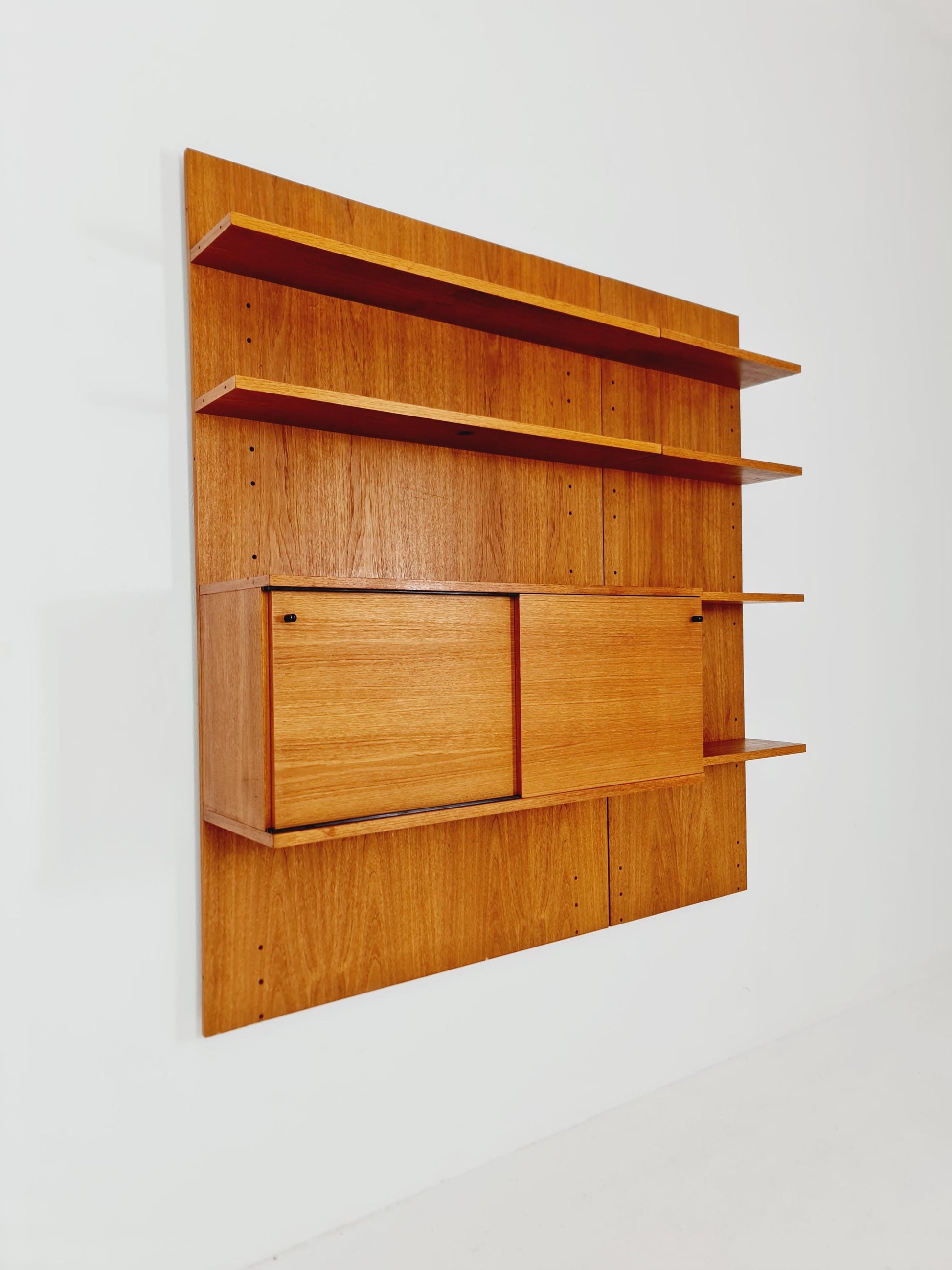 Rare German shelf-system by Günter Renkel for Rego Twen in Teak 1950s