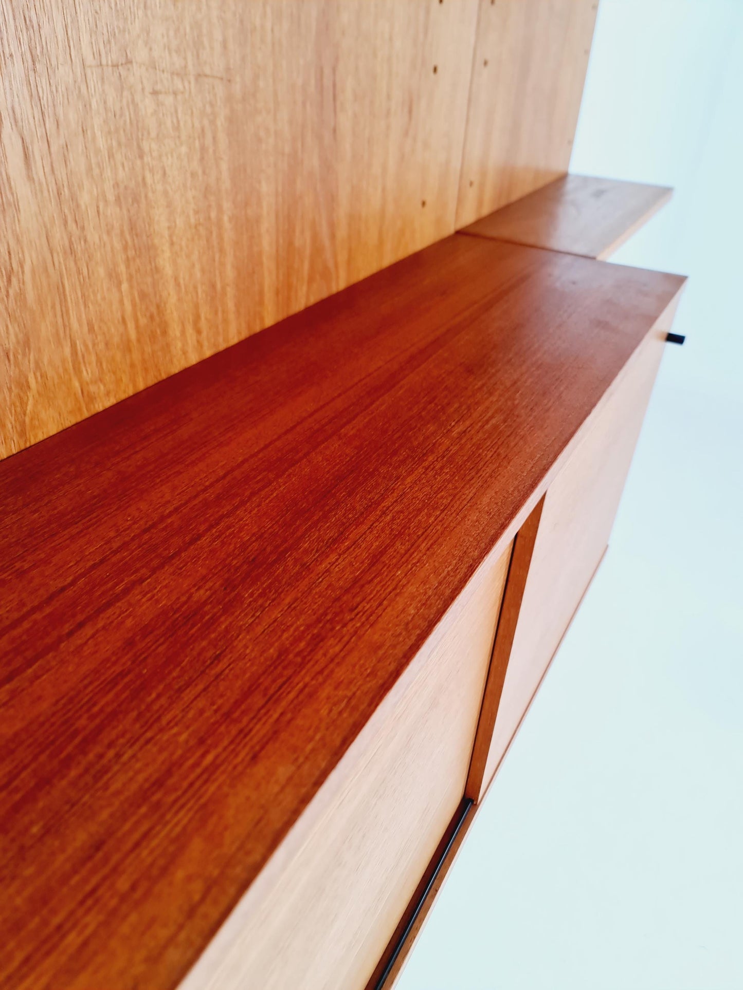Rare German shelf-system by Günter Renkel for Rego Twen in Teak 1950s