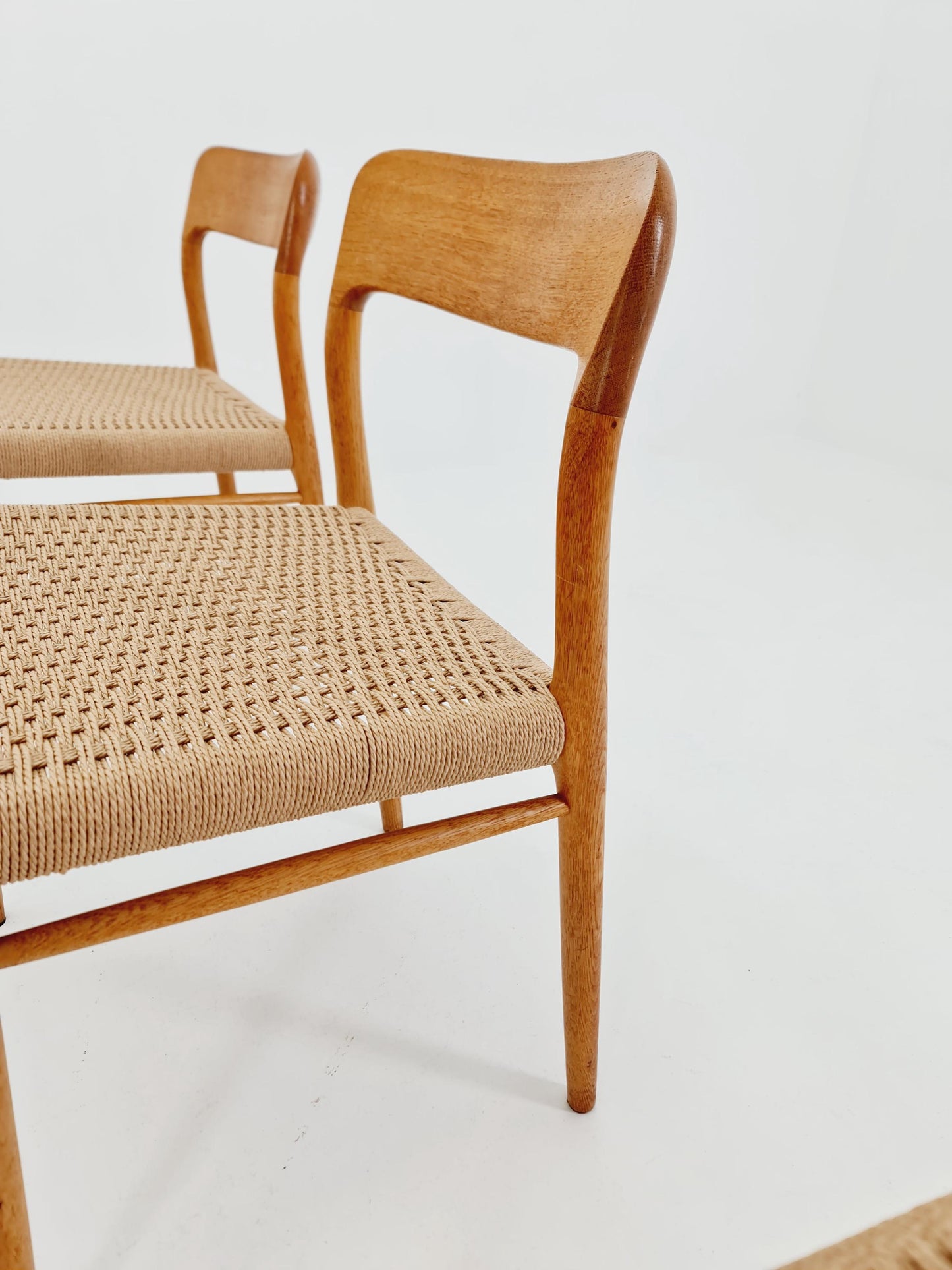 MidCentury Danish Oak Dining Chairs Niels O.Moller, 1960s,Set of 6