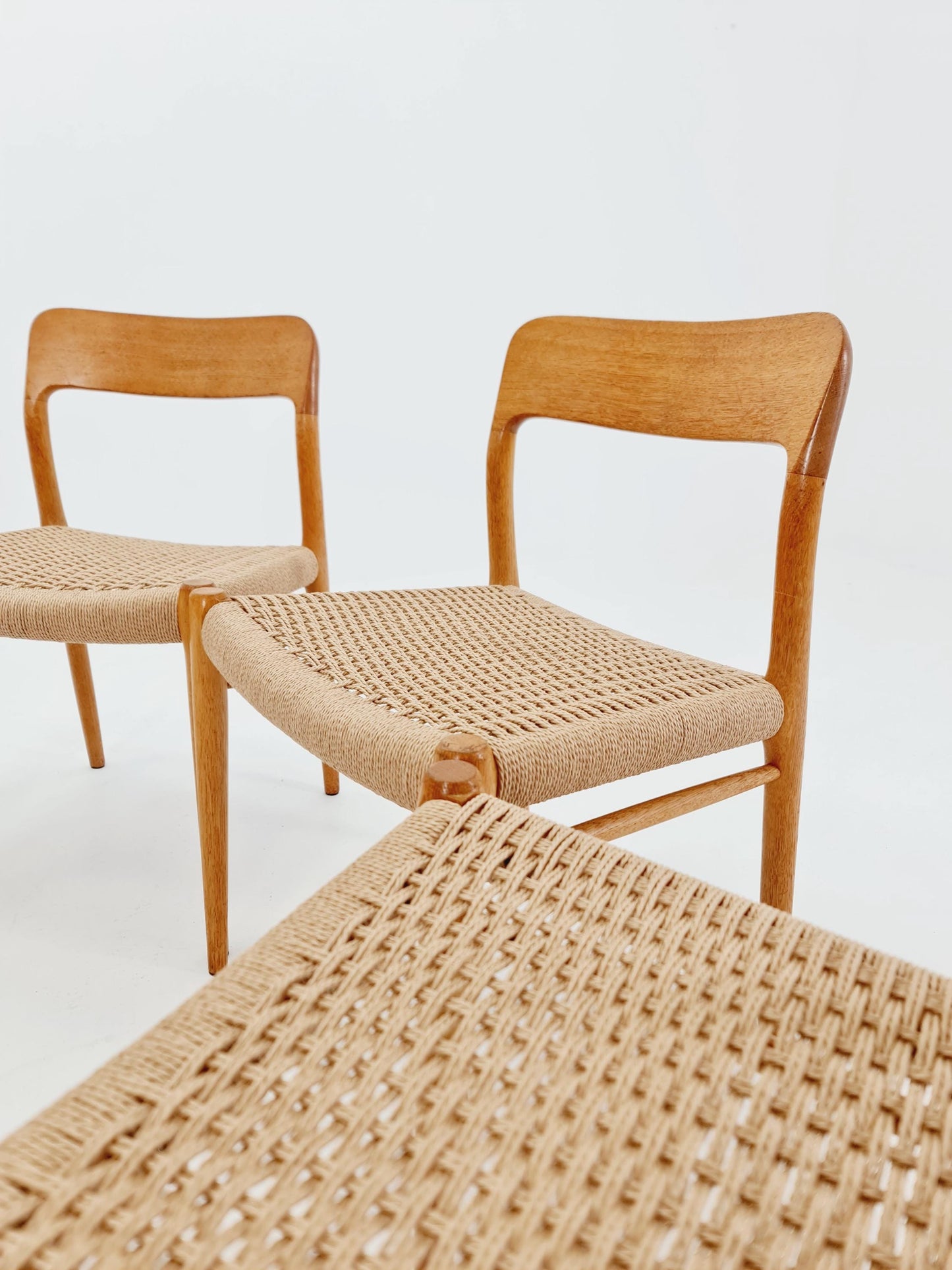 MidCentury Danish Oak Dining Chairs Niels O.Moller, 1960s,Set of 6
