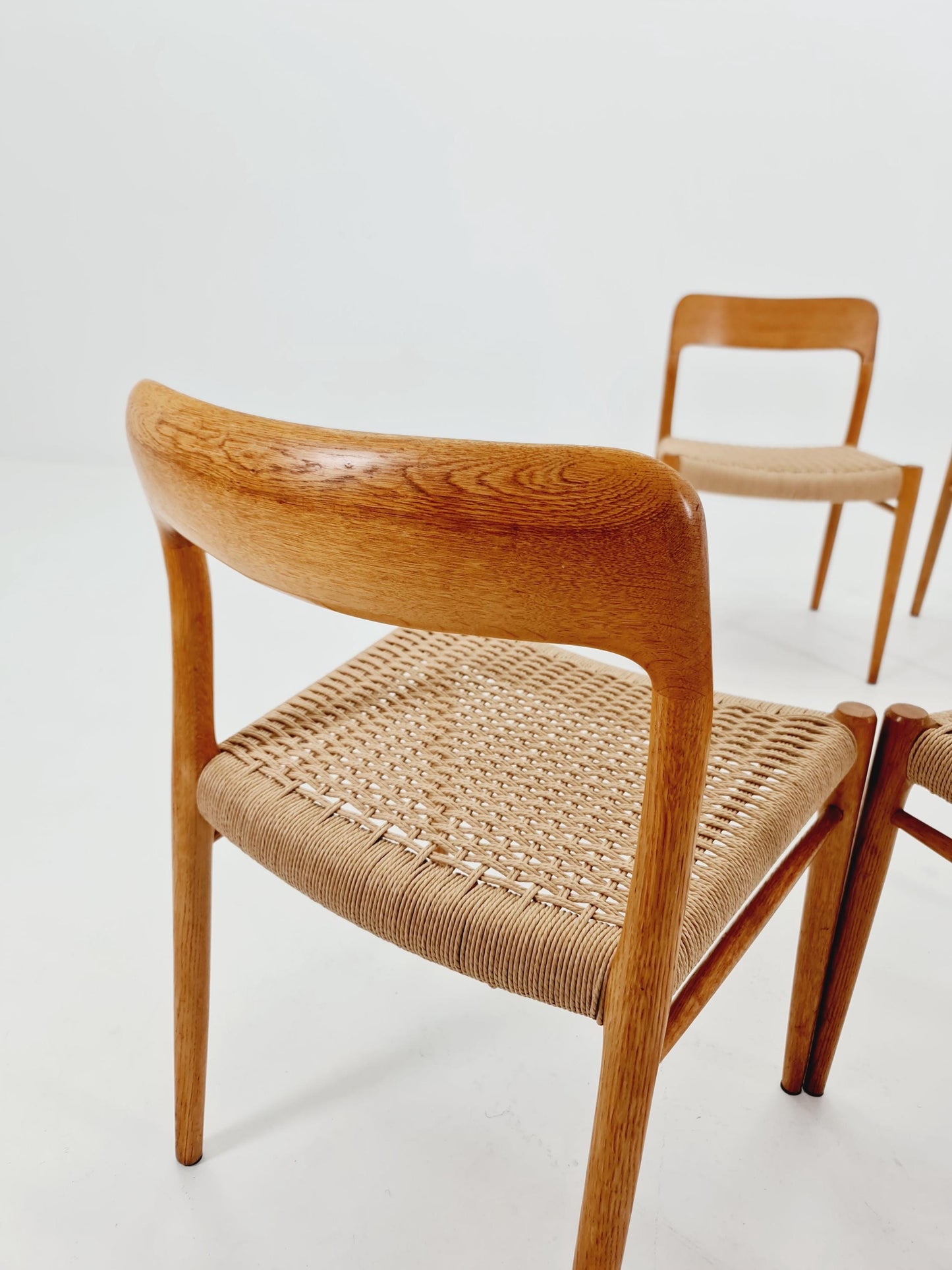 MidCentury Danish Oak Dining Chairs Niels O.Moller, 1960s,Set of 4