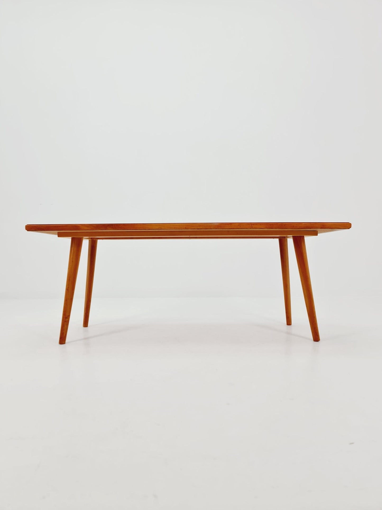 Unique mosaic & solid Wood coffee table 1950s