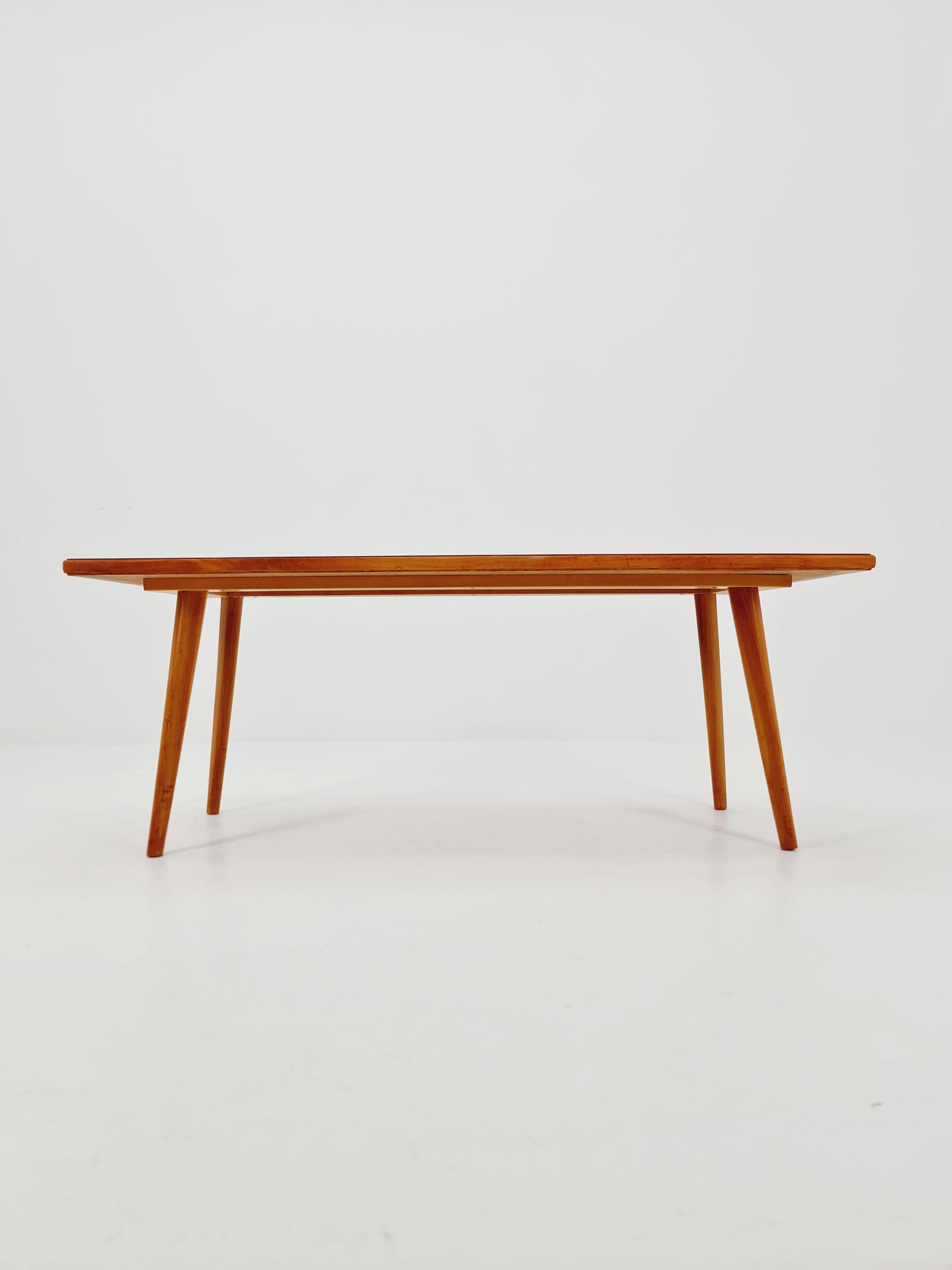 Unique mosaic & solid Wood coffee table 1950s