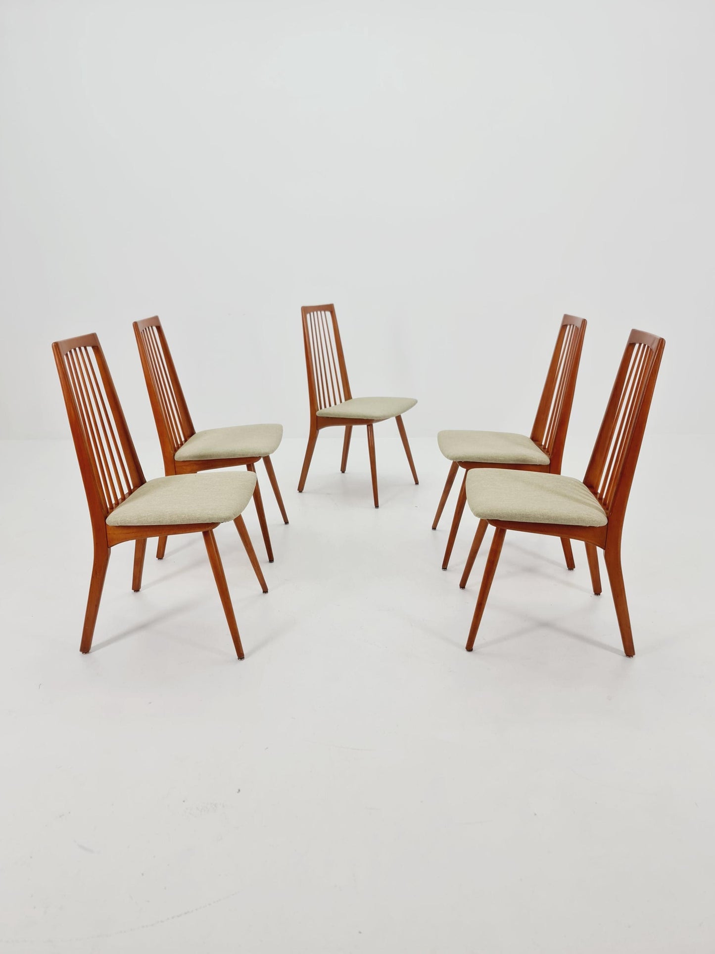 Mid century German Dining Chair by Lübke, 1960s, set of 5