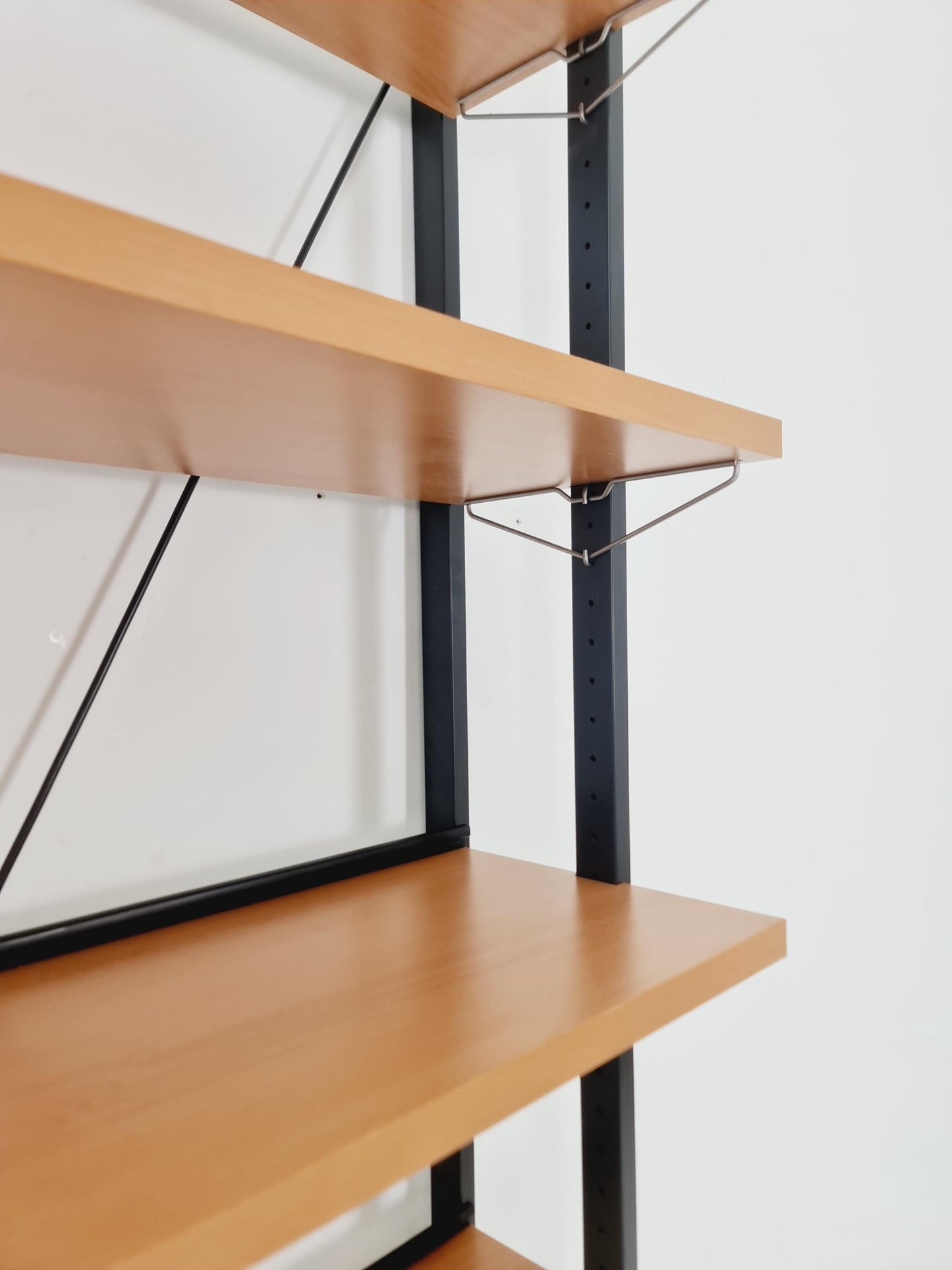Vintage String shelf system formica & metal Olof Pira Sweden, 1990s