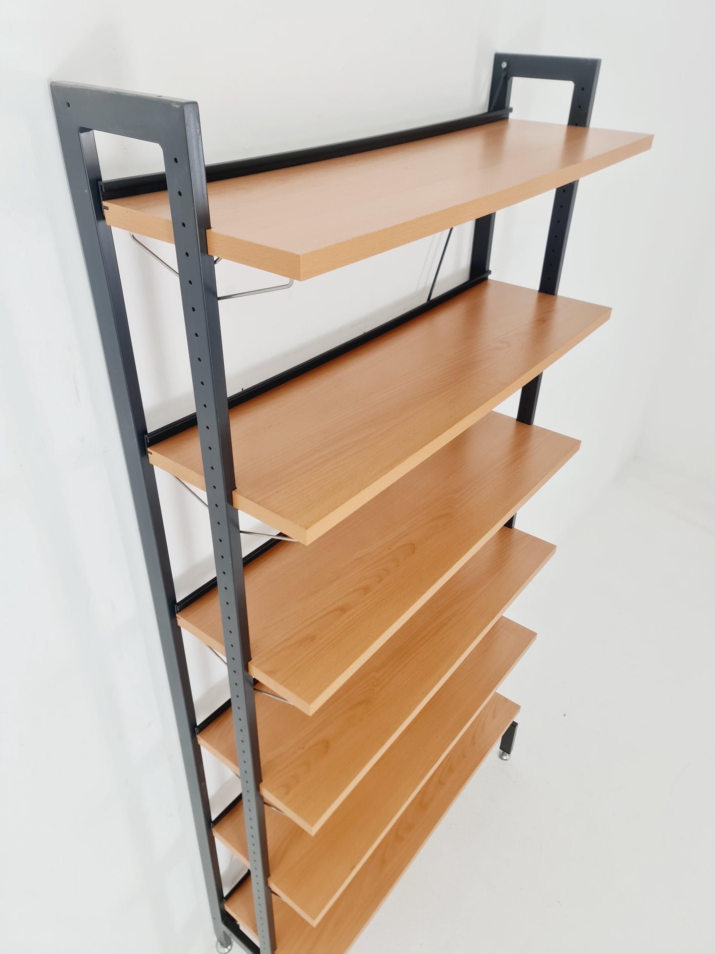 Vintage String shelf system formica & metal Olof Pira Sweden, 1990s
