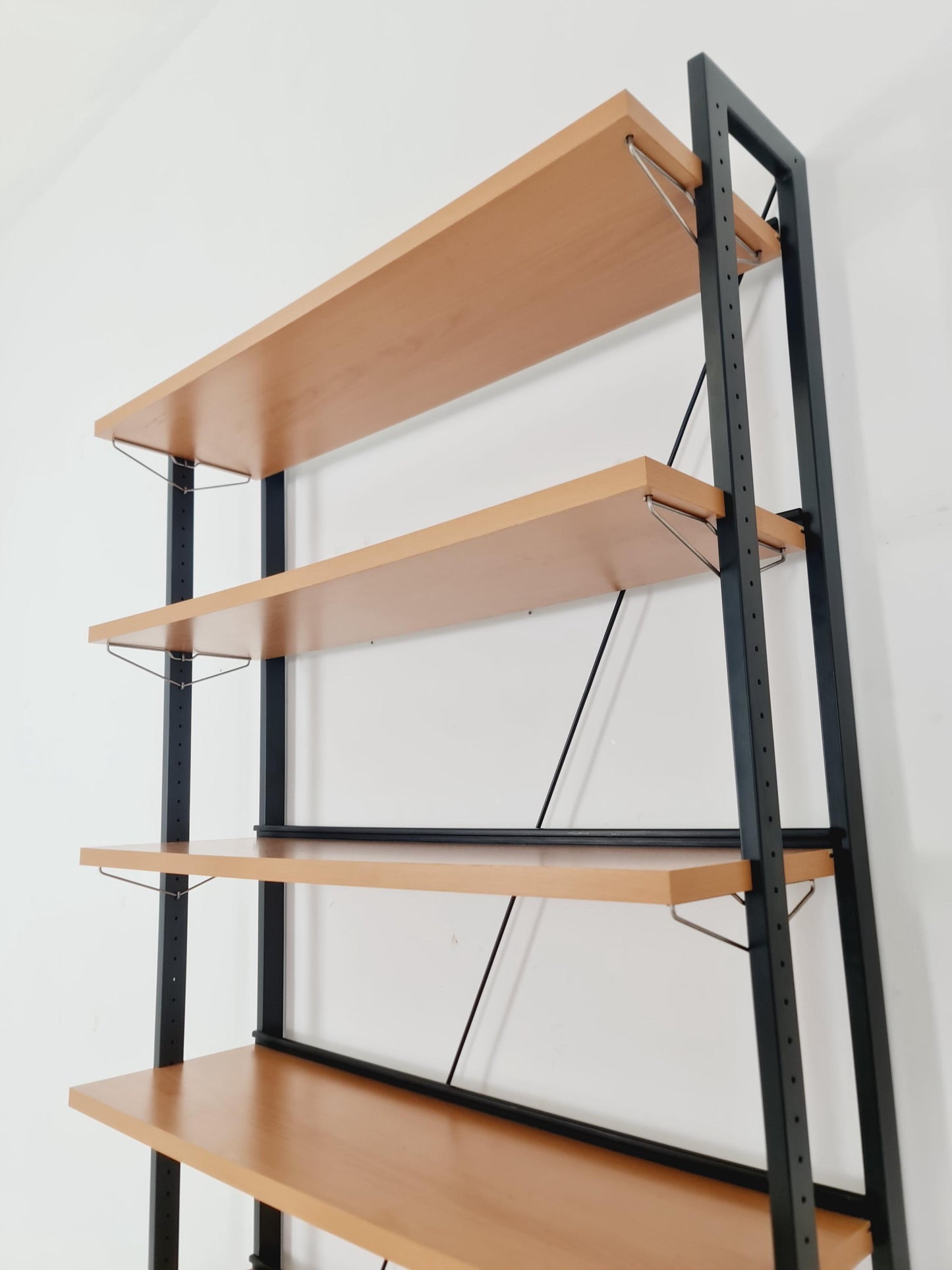 Vintage String shelf system formica & metal Olof Pira Sweden, 1990s