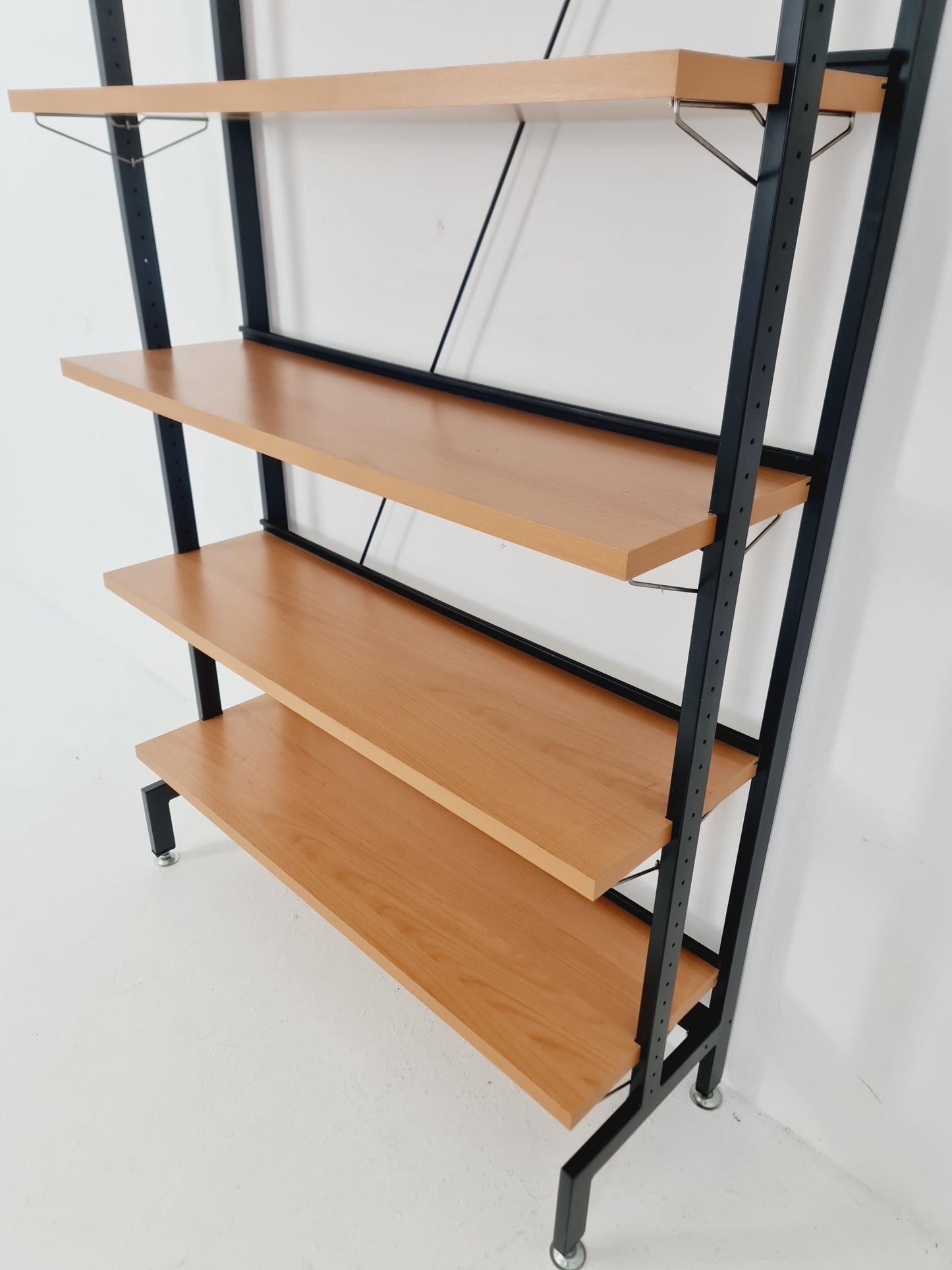Vintage String shelf system formica & metal Olof Pira Sweden, 1990s