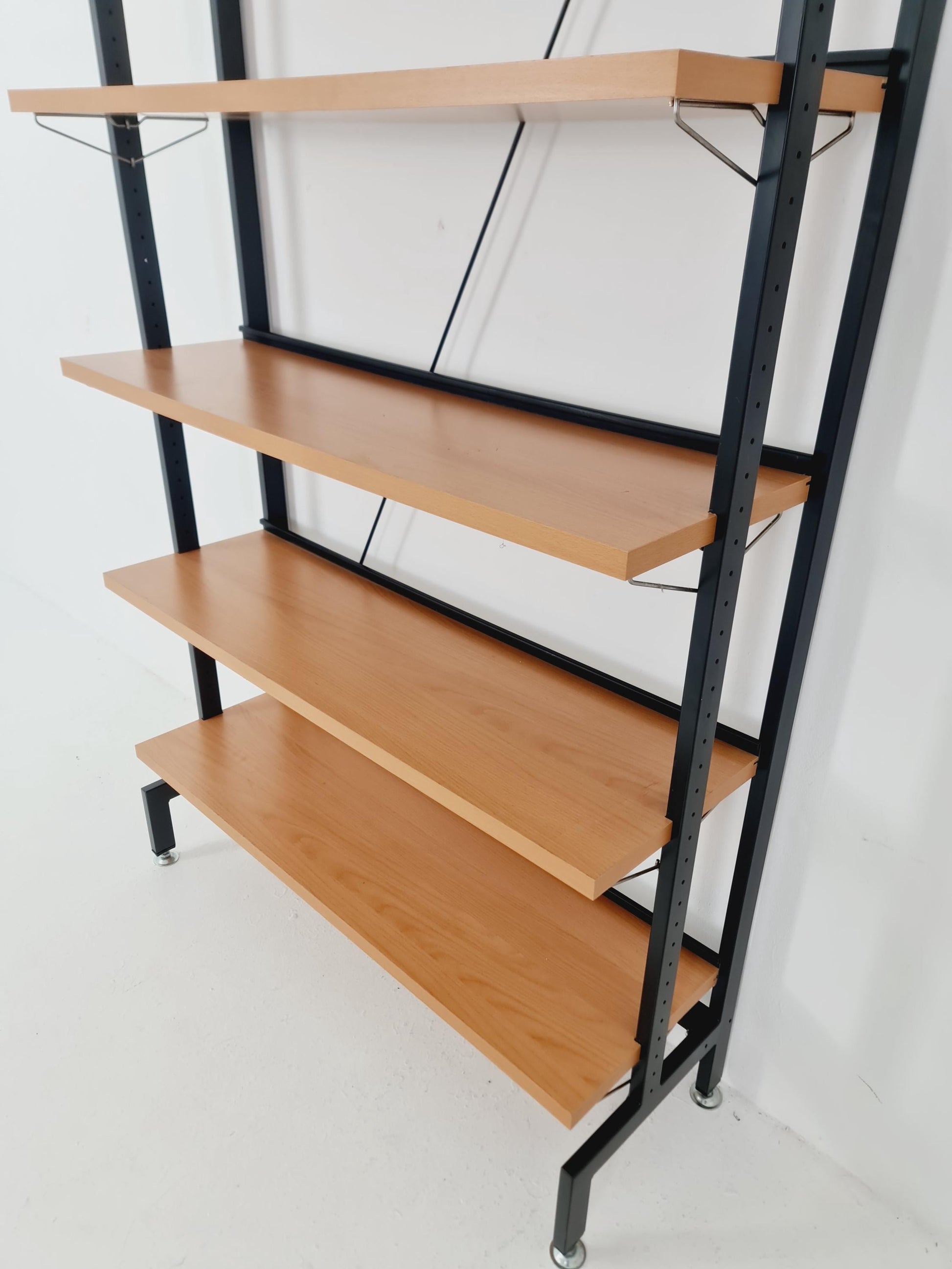 Vintage String shelf system formica & metal Olof Pira Sweden, 1990s