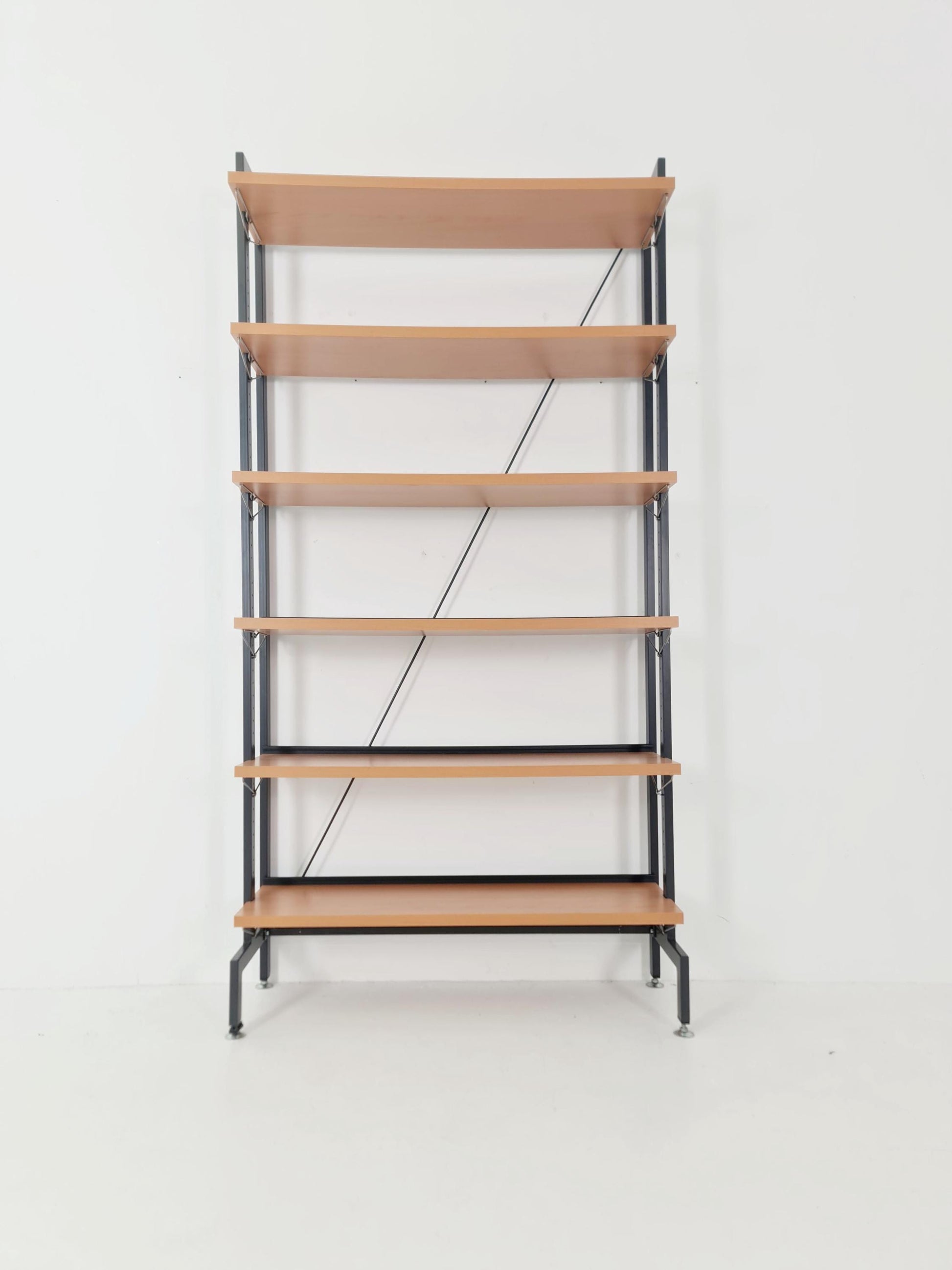 Vintage String shelf system formica & metal Olof Pira Sweden, 1990s