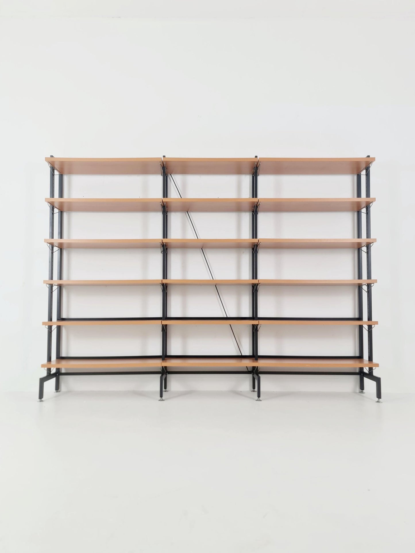 Vintage String shelf system formica & metal Olof Pira Sweden, 1990s