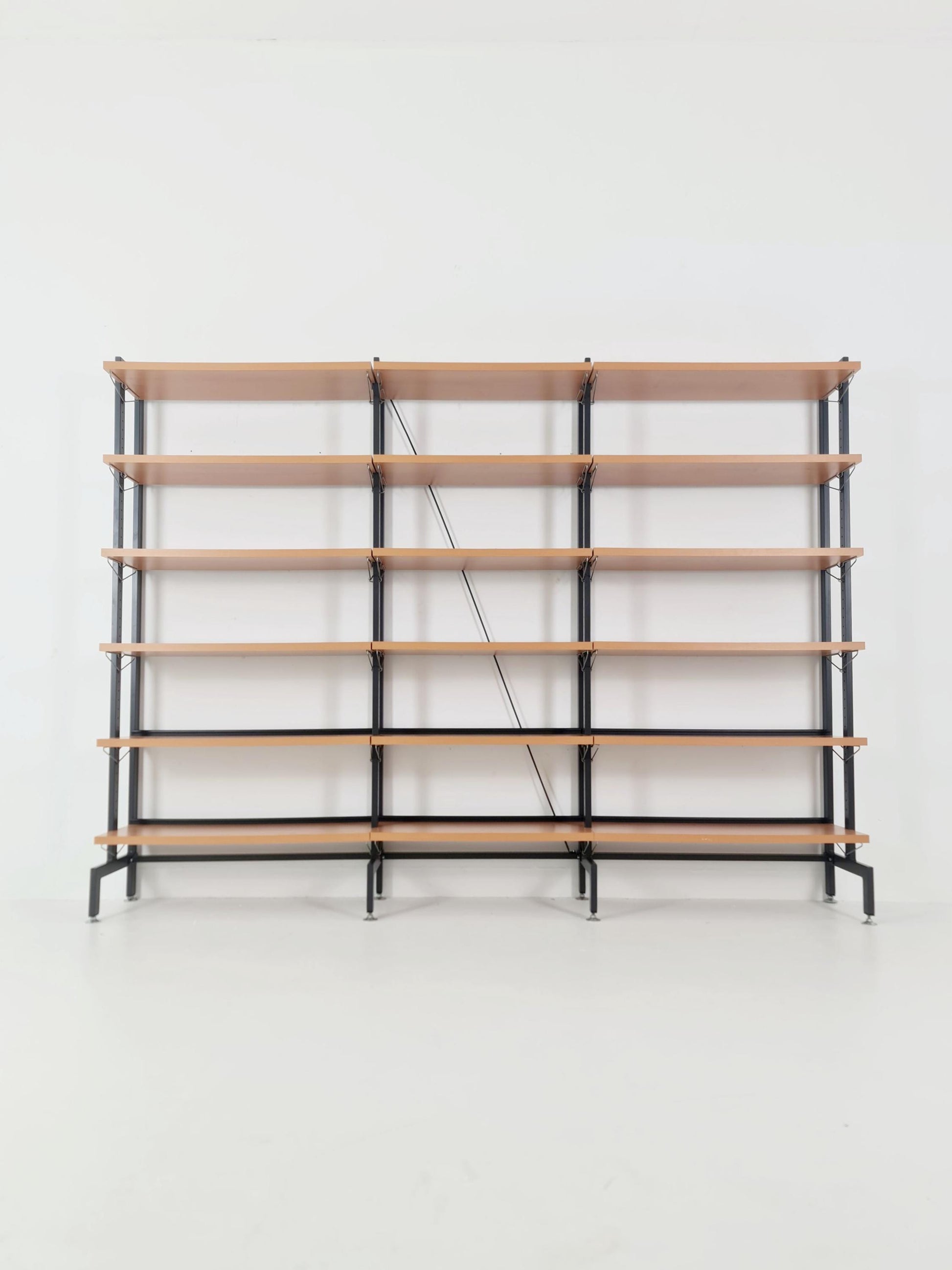 Vintage String shelf system formica & metal Olof Pira Sweden, 1990s