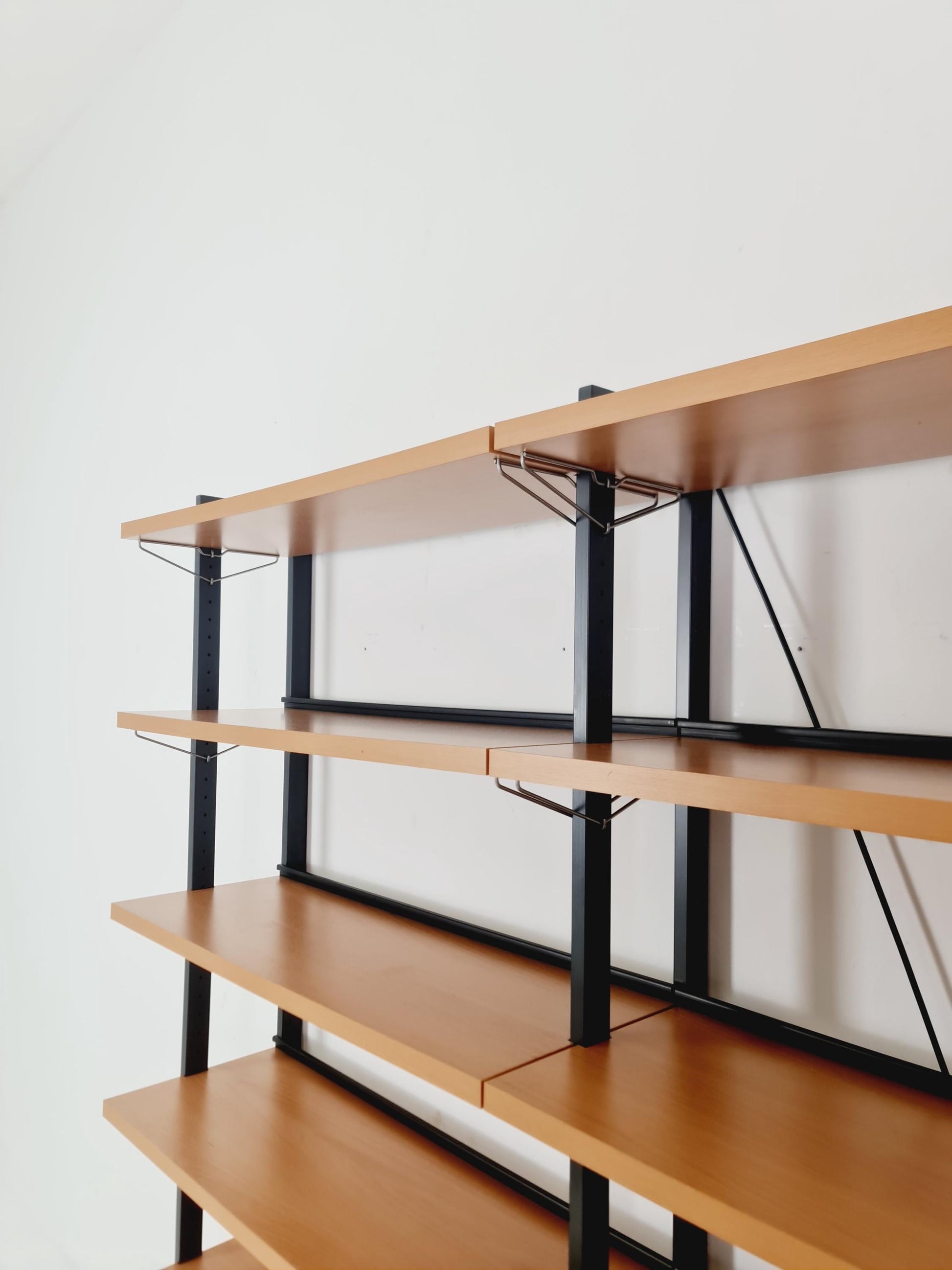 Vintage String shelf system formica & metal Olof Pira Sweden, 1990s