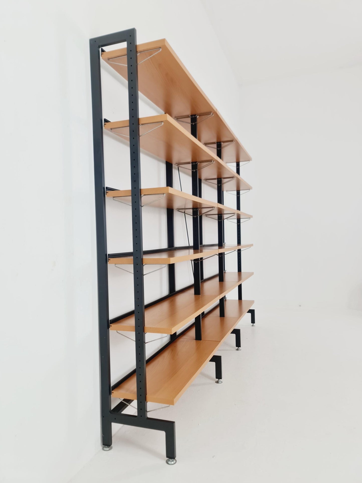 Vintage String shelf system formica & metal Olof Pira Sweden, 1990s