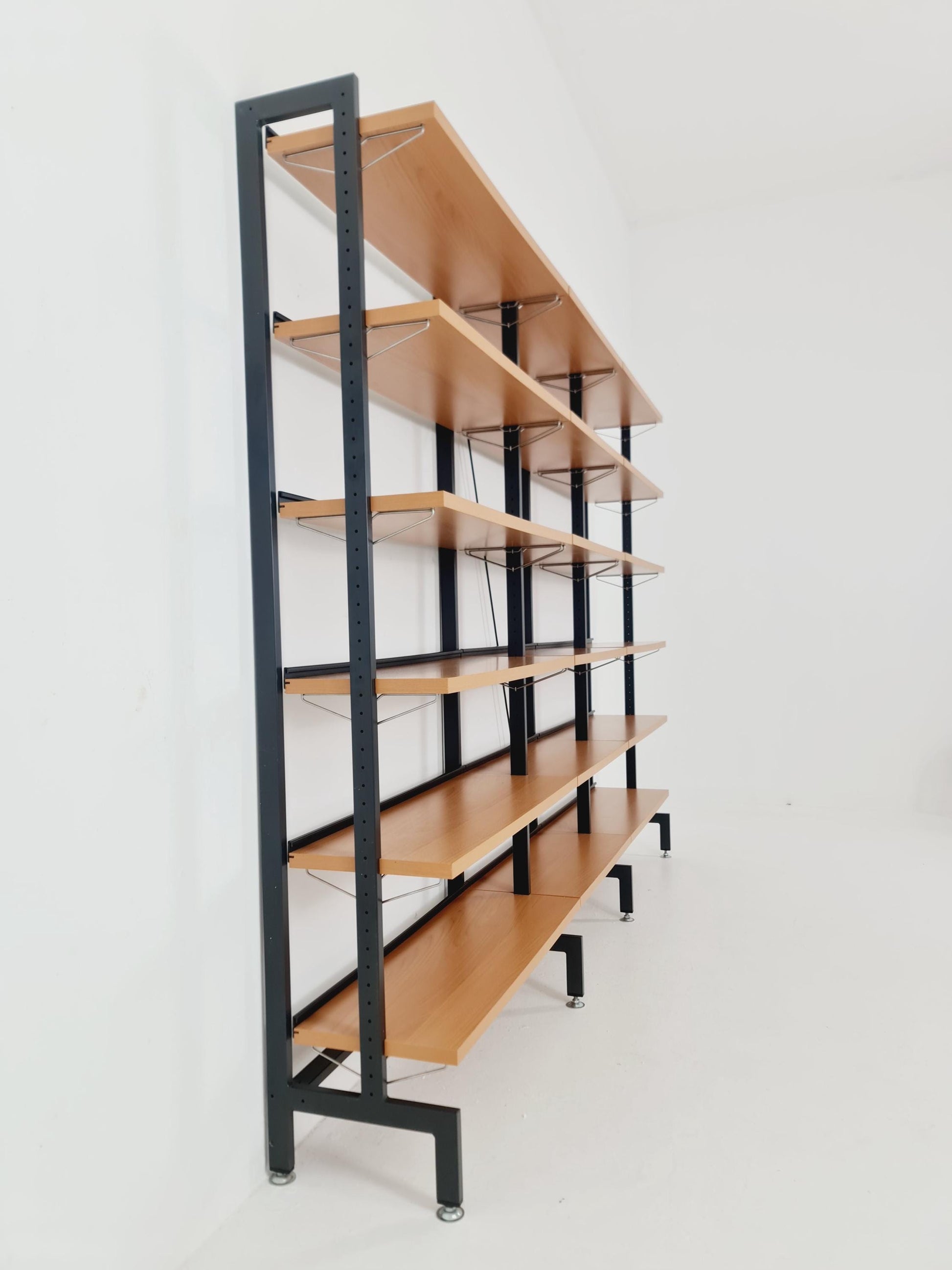 Vintage String shelf system formica & metal Olof Pira Sweden, 1990s