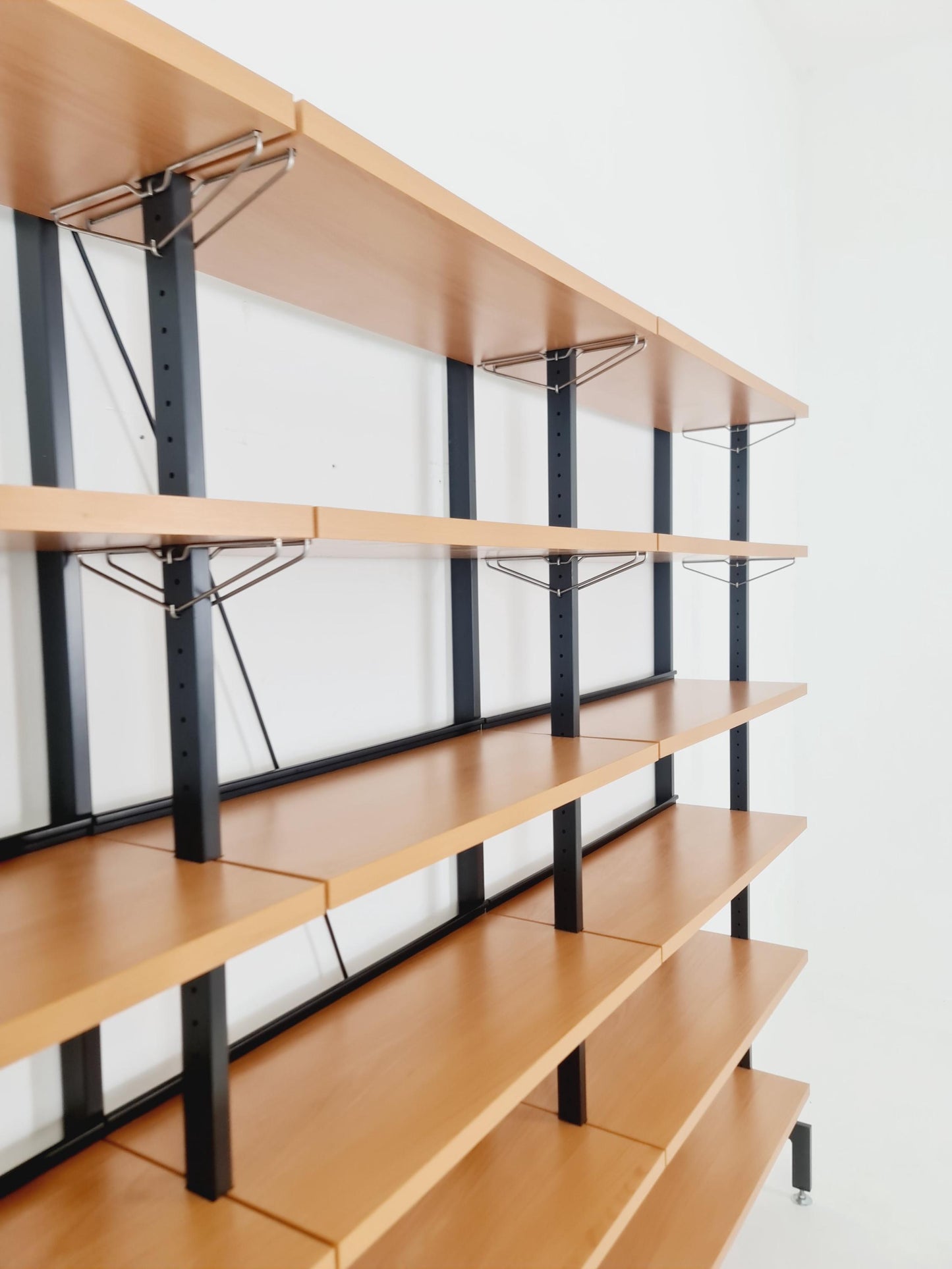 Vintage String shelf system formica & metal Olof Pira Sweden, 1990s