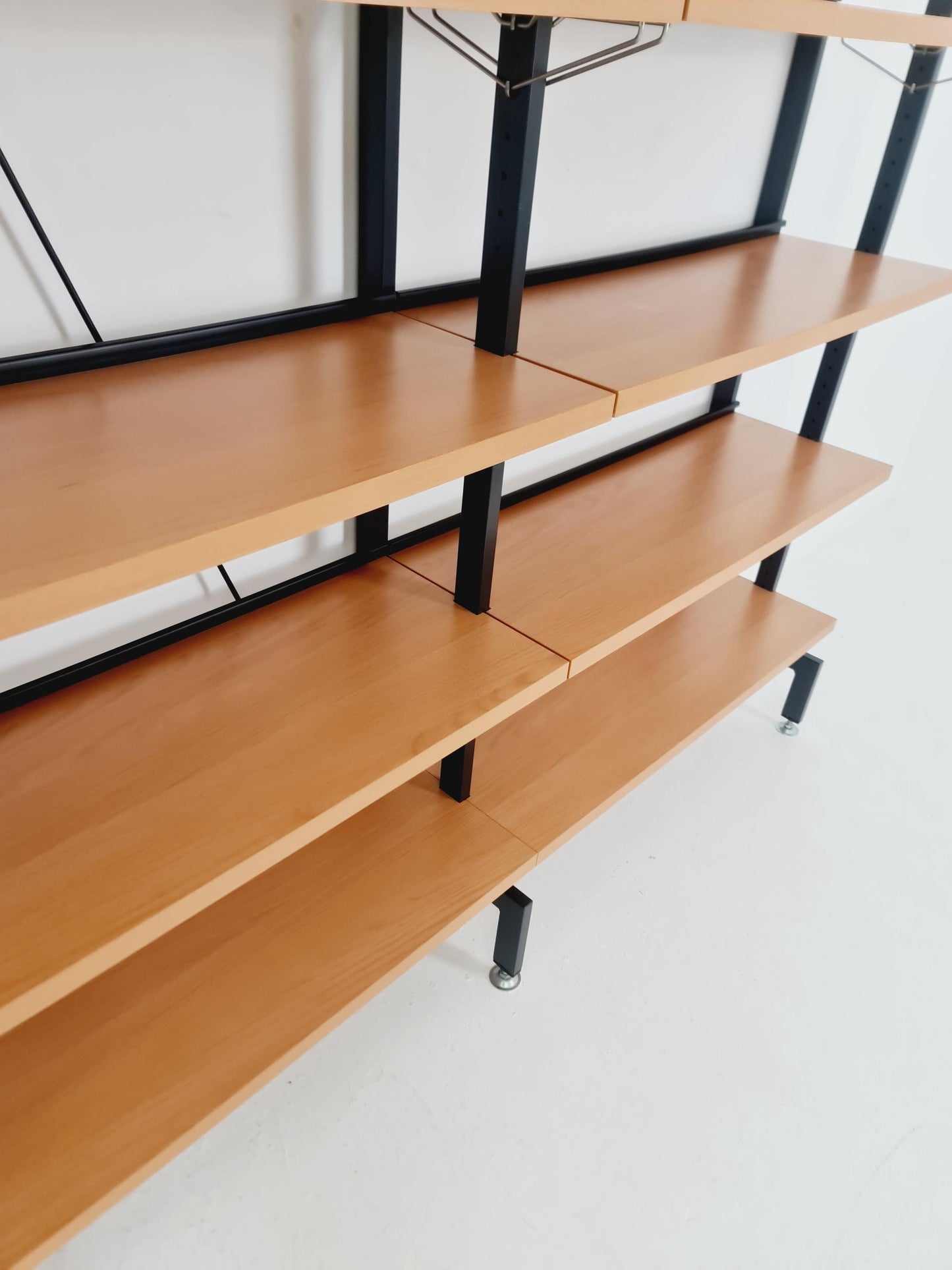 Vintage String shelf system formica & metal Olof Pira Sweden, 1990s