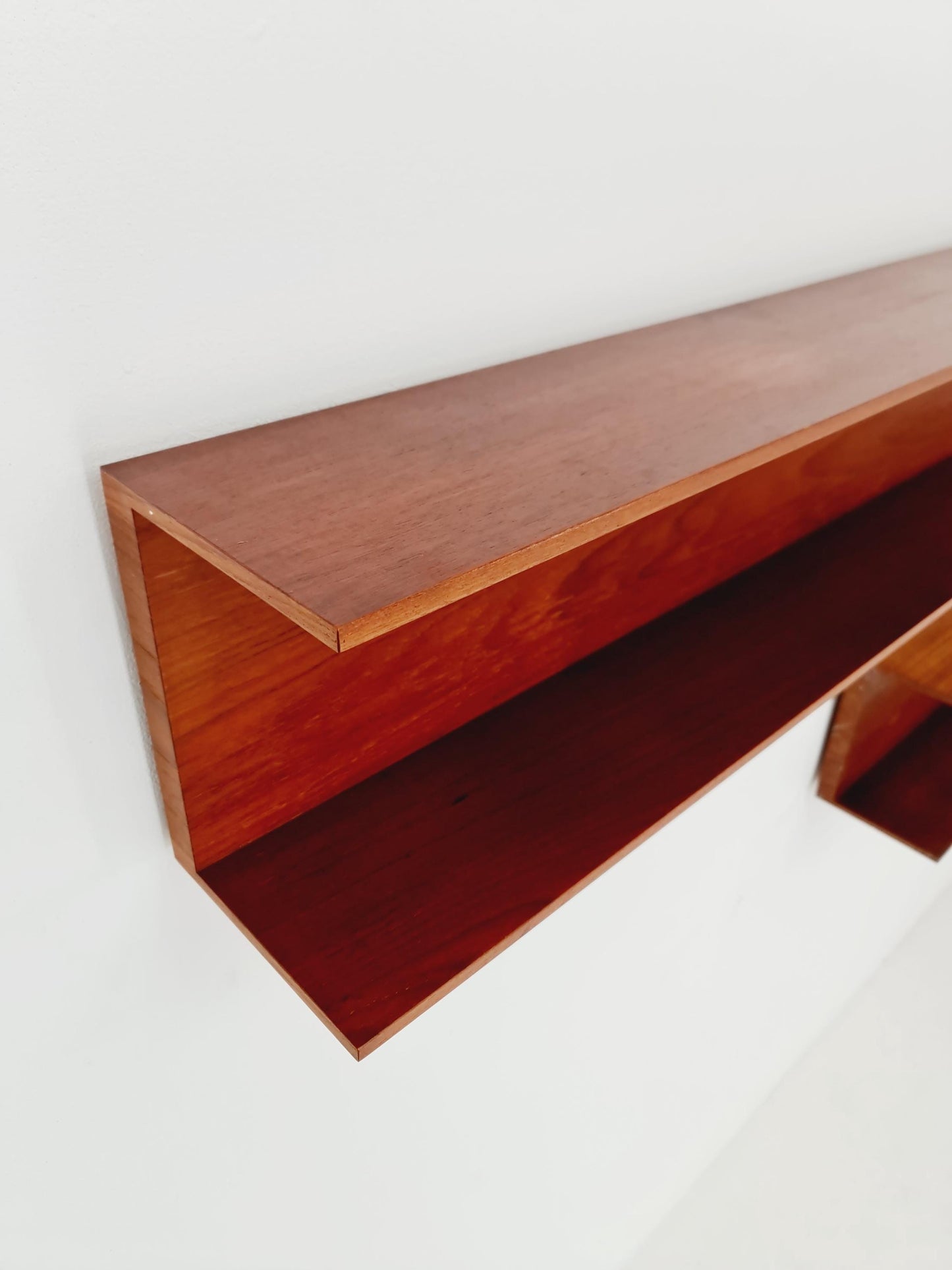 Long German Wilheilm Renz for Walter Renz hanging shelf, 1960s