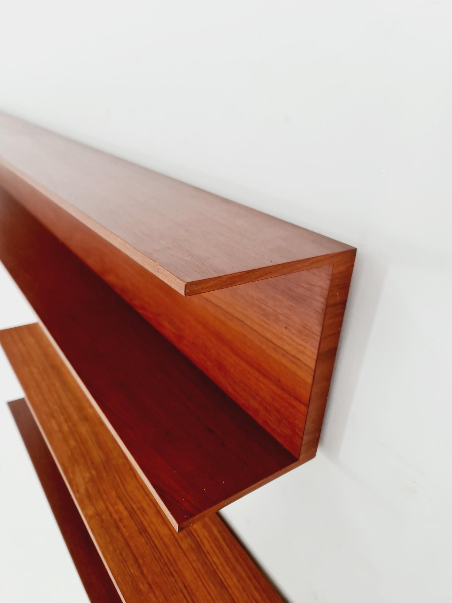Long German Wilheilm Renz for Walter Renz hanging shelf, 1960s