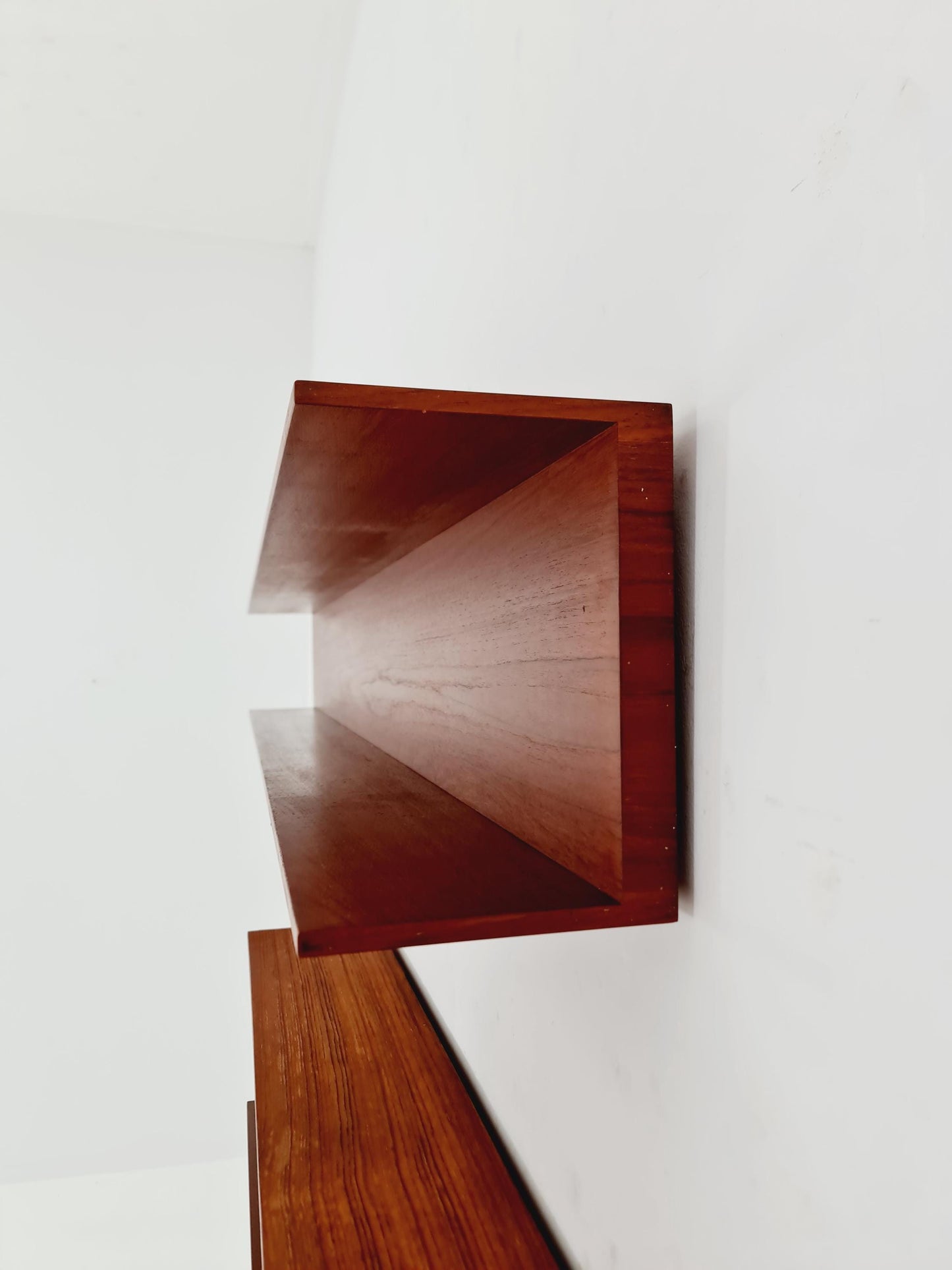 Long German Wilheilm Renz for Walter Renz hanging shelf, 1960s