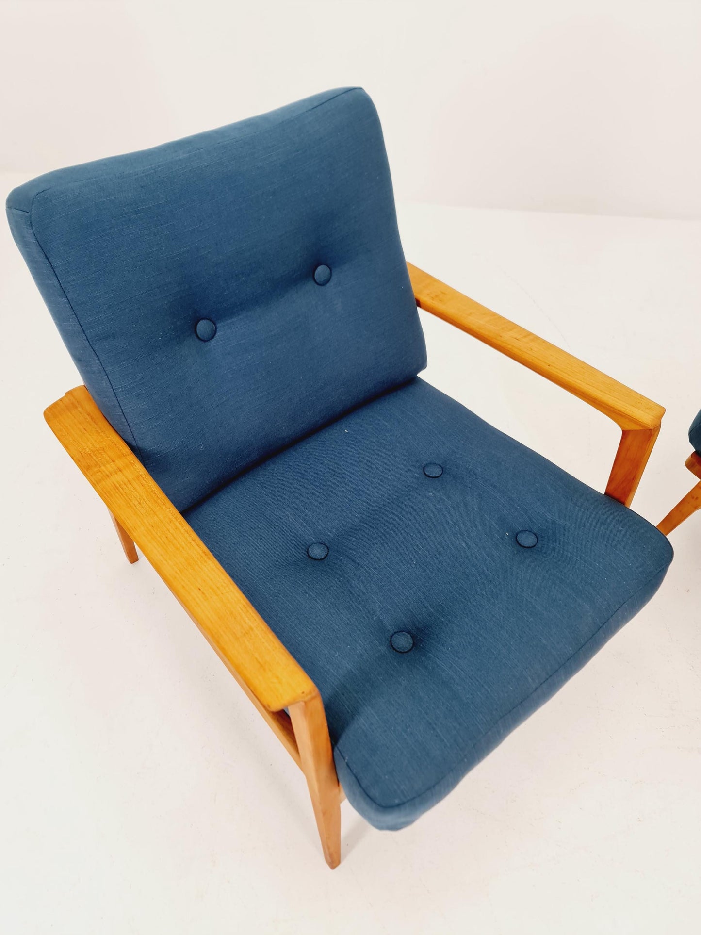 Midcentury easy chairs by Walter Knoll for Knoll Antimott , Germany, 1960s, Set of 2