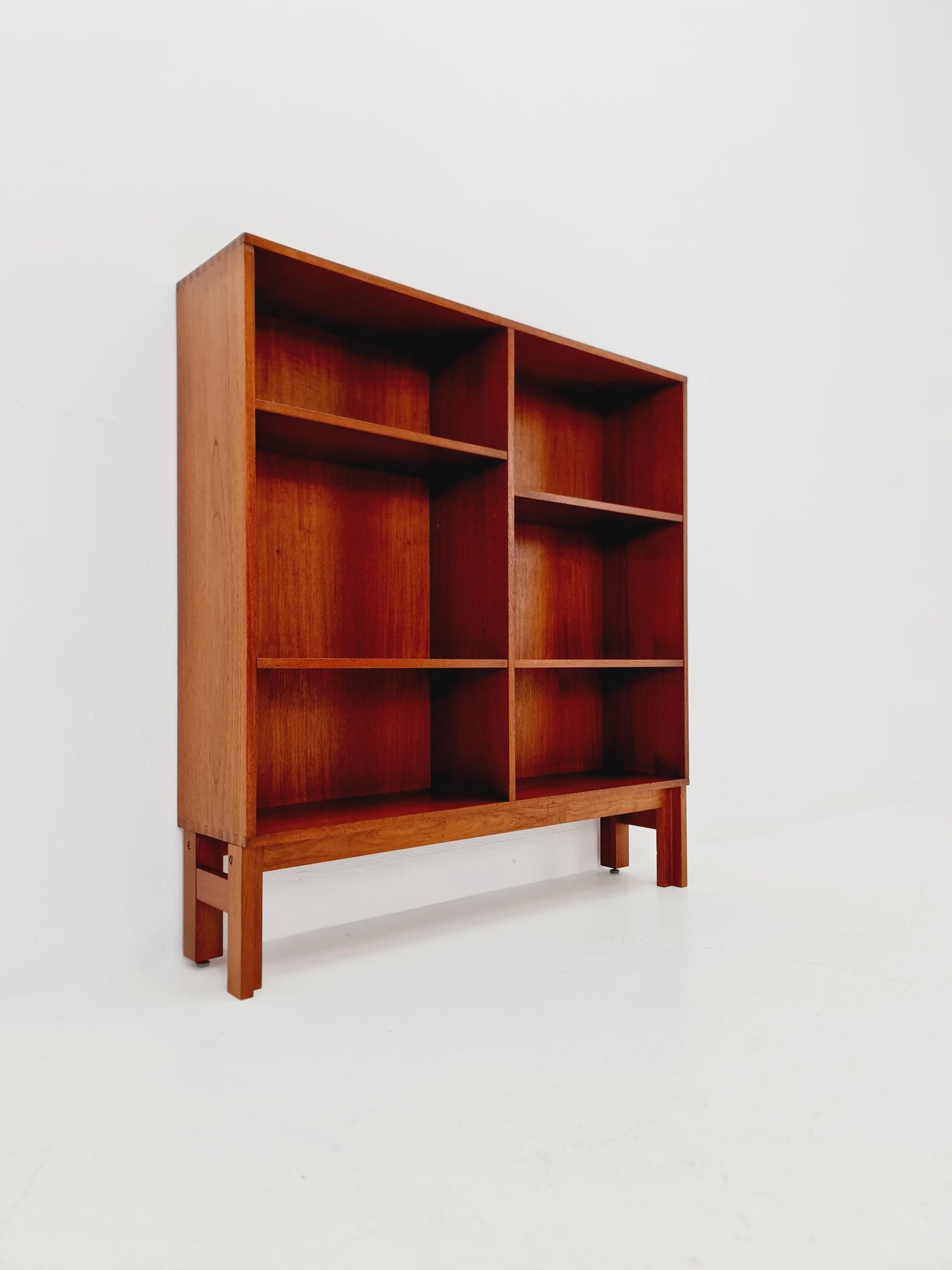 Vintage teak danish book case By Bräntorps Fiesta library , 1960s