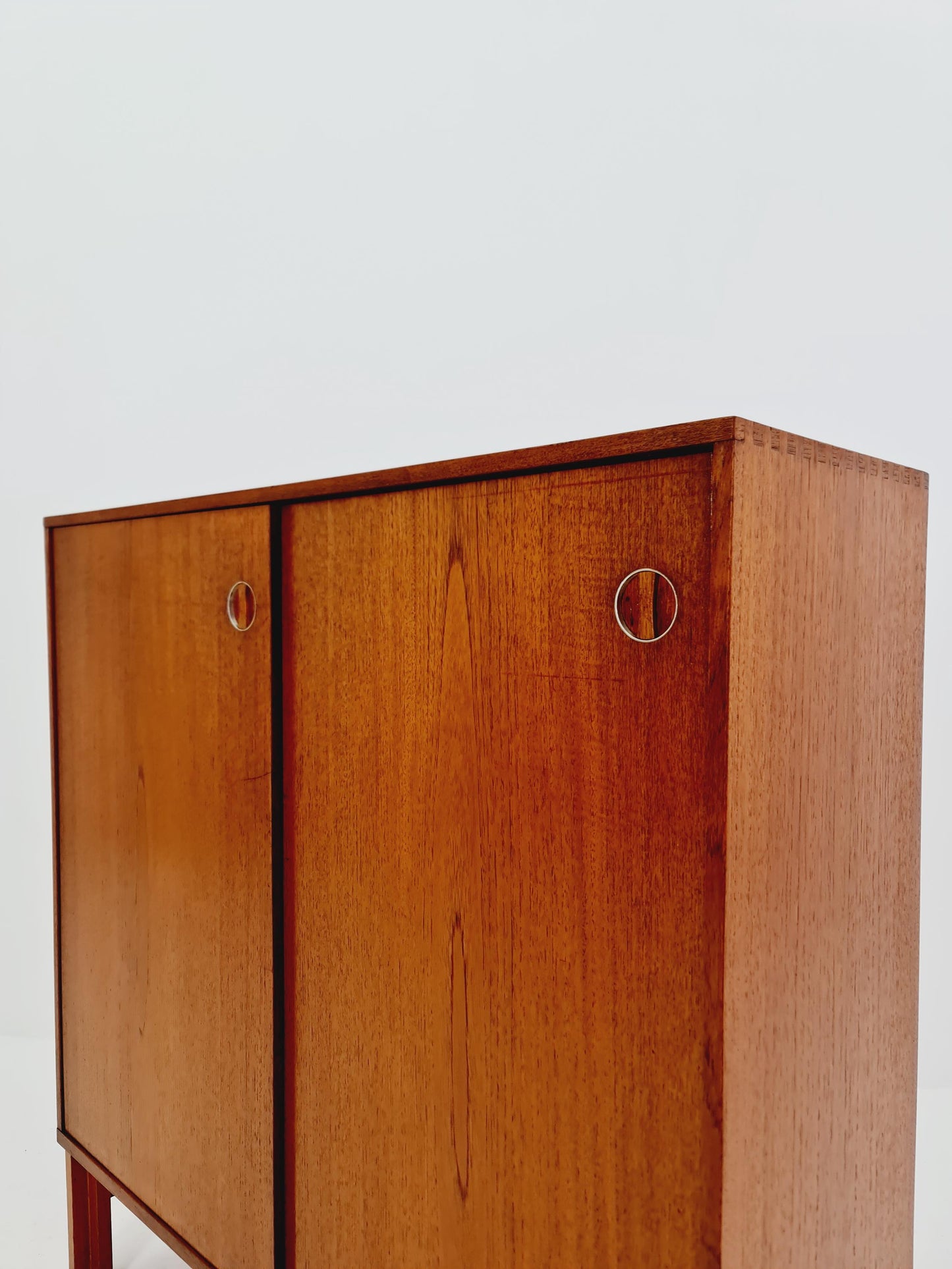 Vintage teak danish Highboard By Bräntorps Fiesta library , 1960s