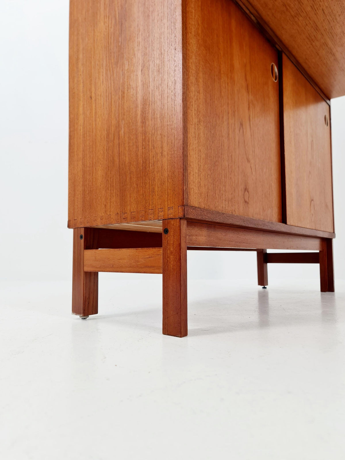 Vintage teak danish Highboard /Secretary By Bräntorps Fiesta library , 1960s