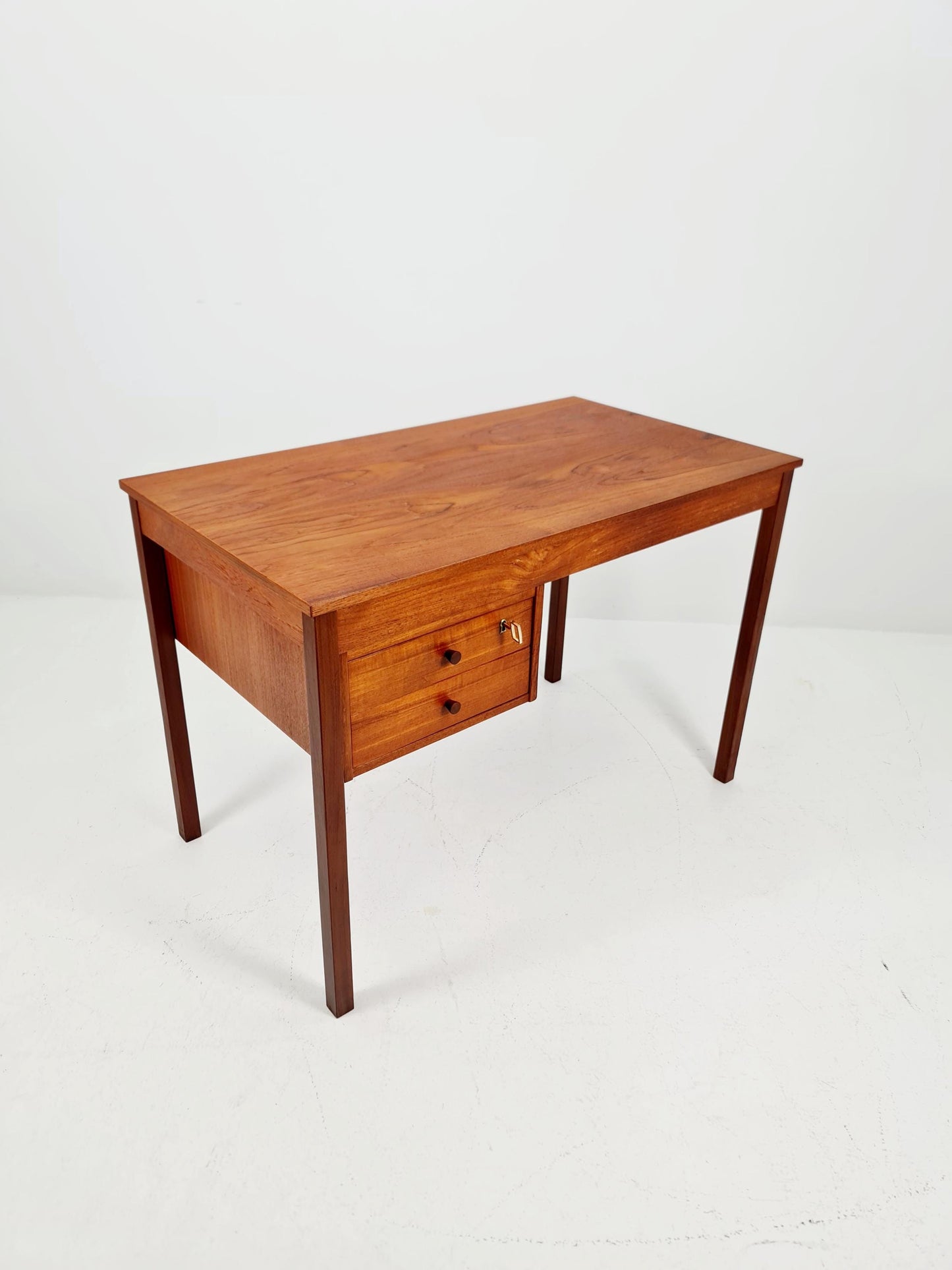 Midcentury Danish Teak Desk by Domino mobler, 1960s