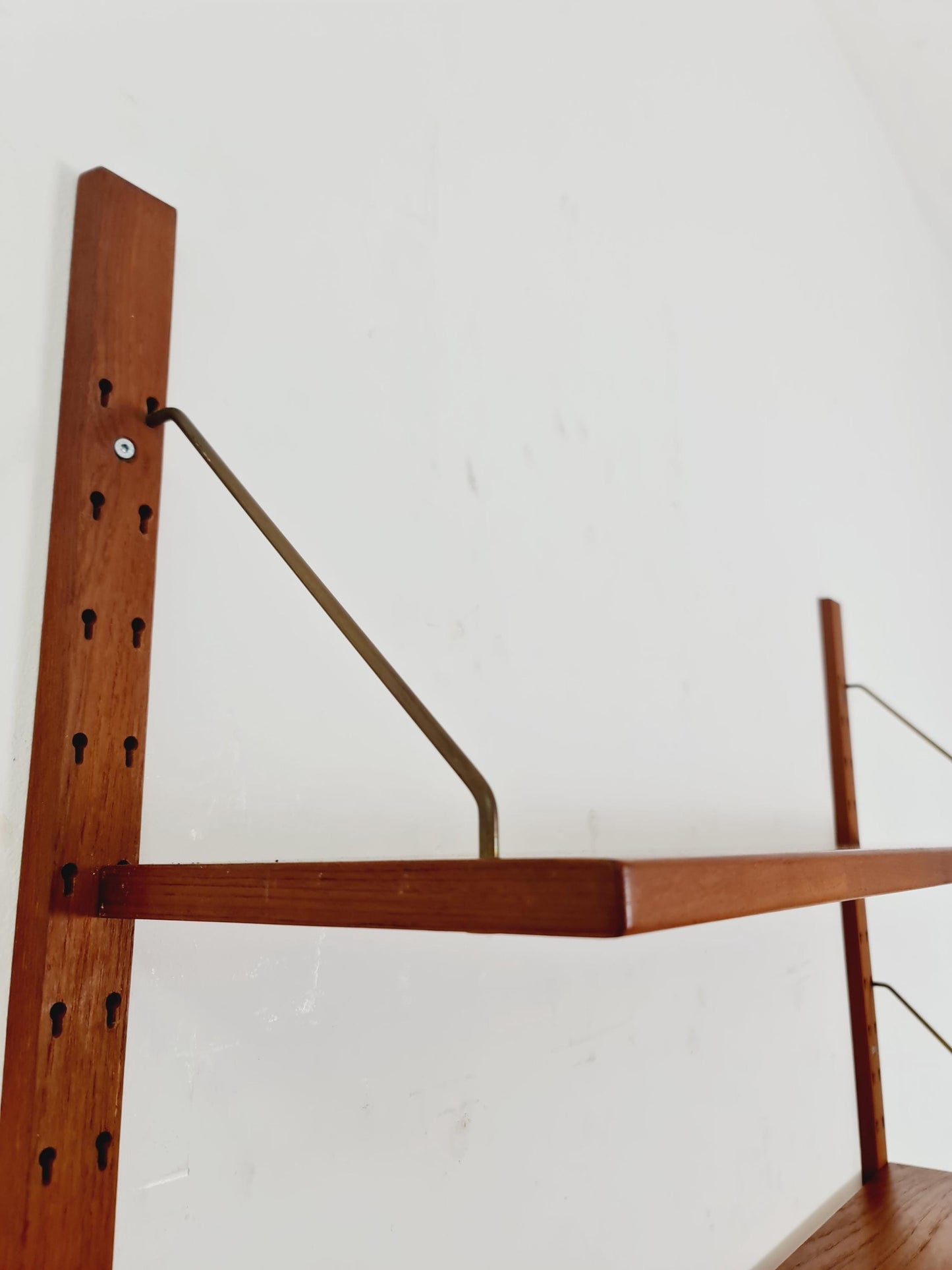 Rare Mid century Danish Teak Wall Unit by Sven Ellekaer For Abert Hansen, Denmark, 1960s