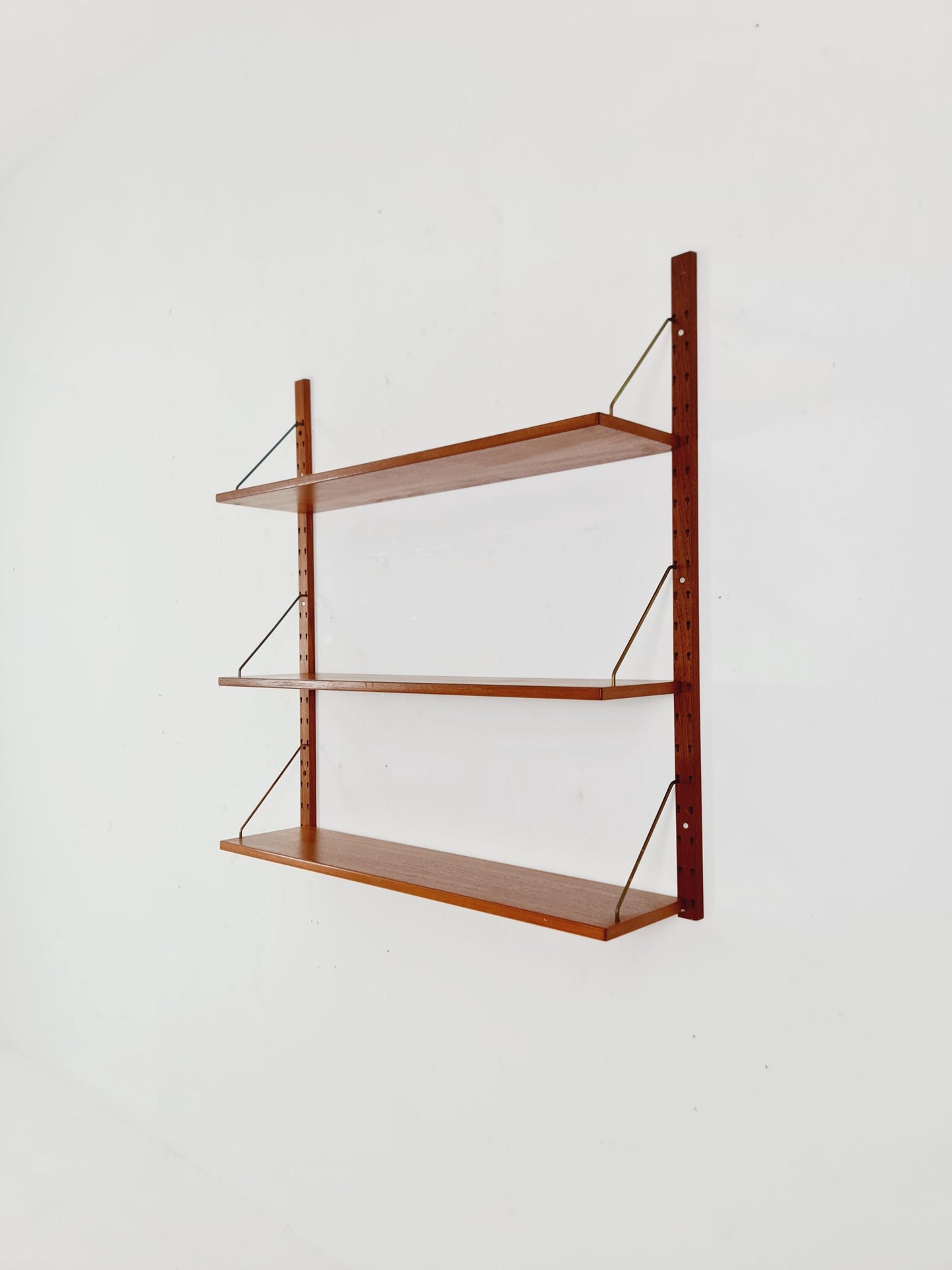 Rare Mid century Danish Teak Wall Unit by Sven Ellekaer For Abert Hansen, Denmark, 1960s