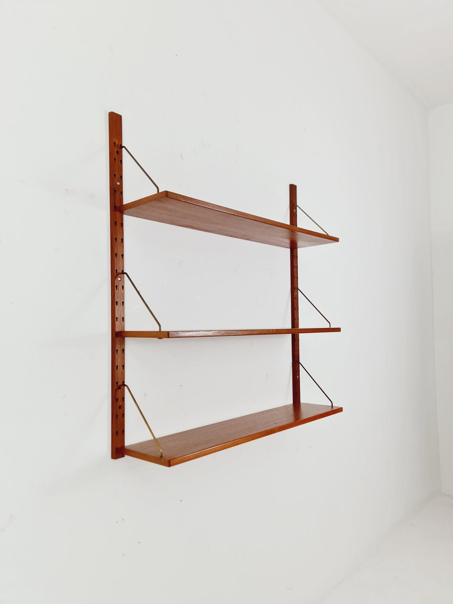Rare Mid century Danish Teak Wall Unit by Sven Ellekaer For Abert Hansen, Denmark, 1960s