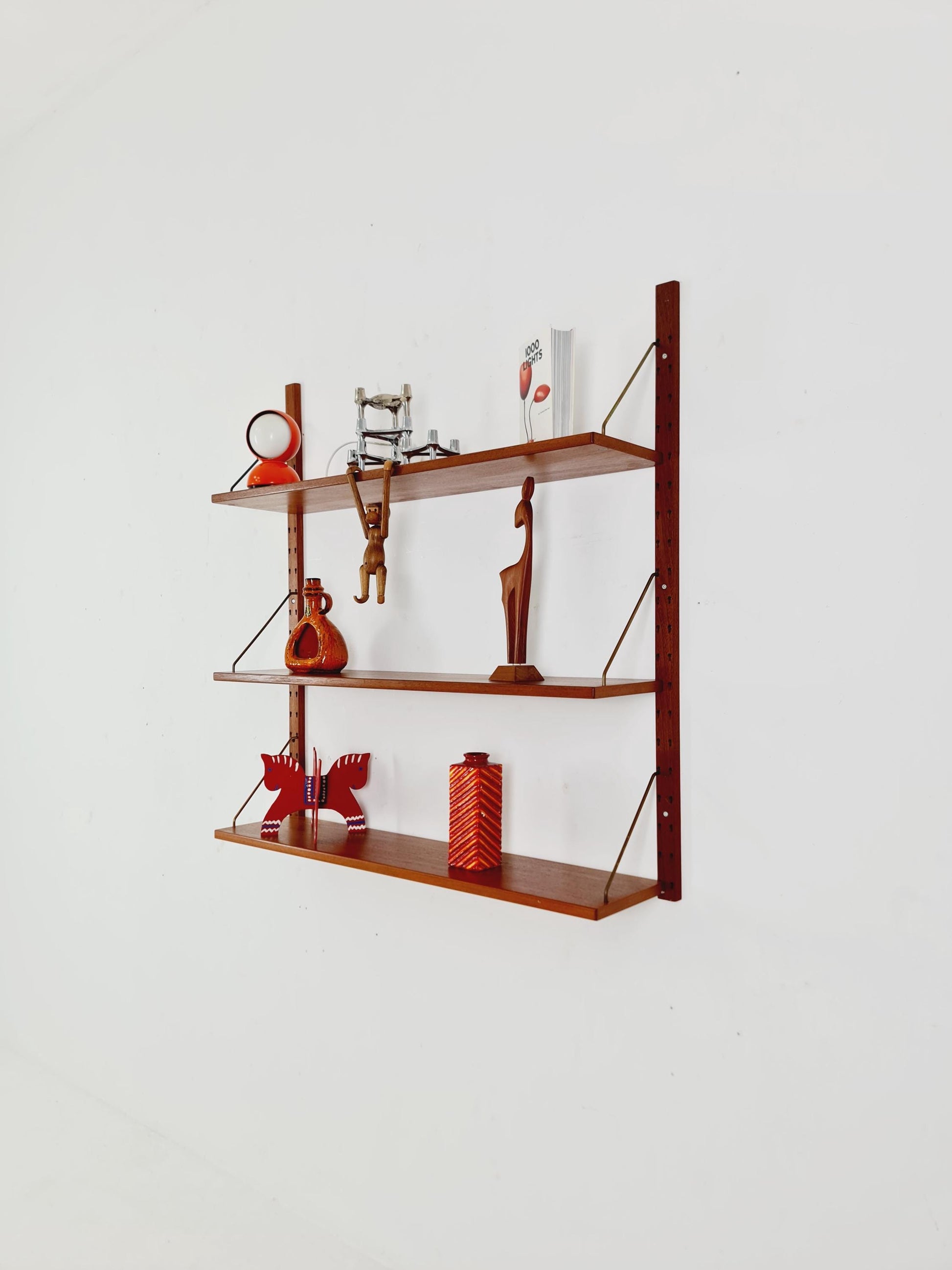 Rare Mid century Danish Teak Wall Unit by Sven Ellekaer For Abert Hansen, Denmark, 1960s