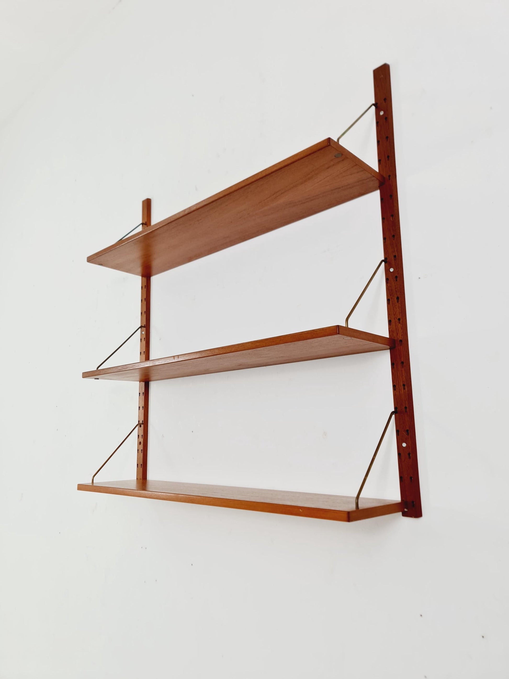 Rare Mid century Danish Teak Wall Unit by Sven Ellekaer For Abert Hansen, Denmark, 1960s