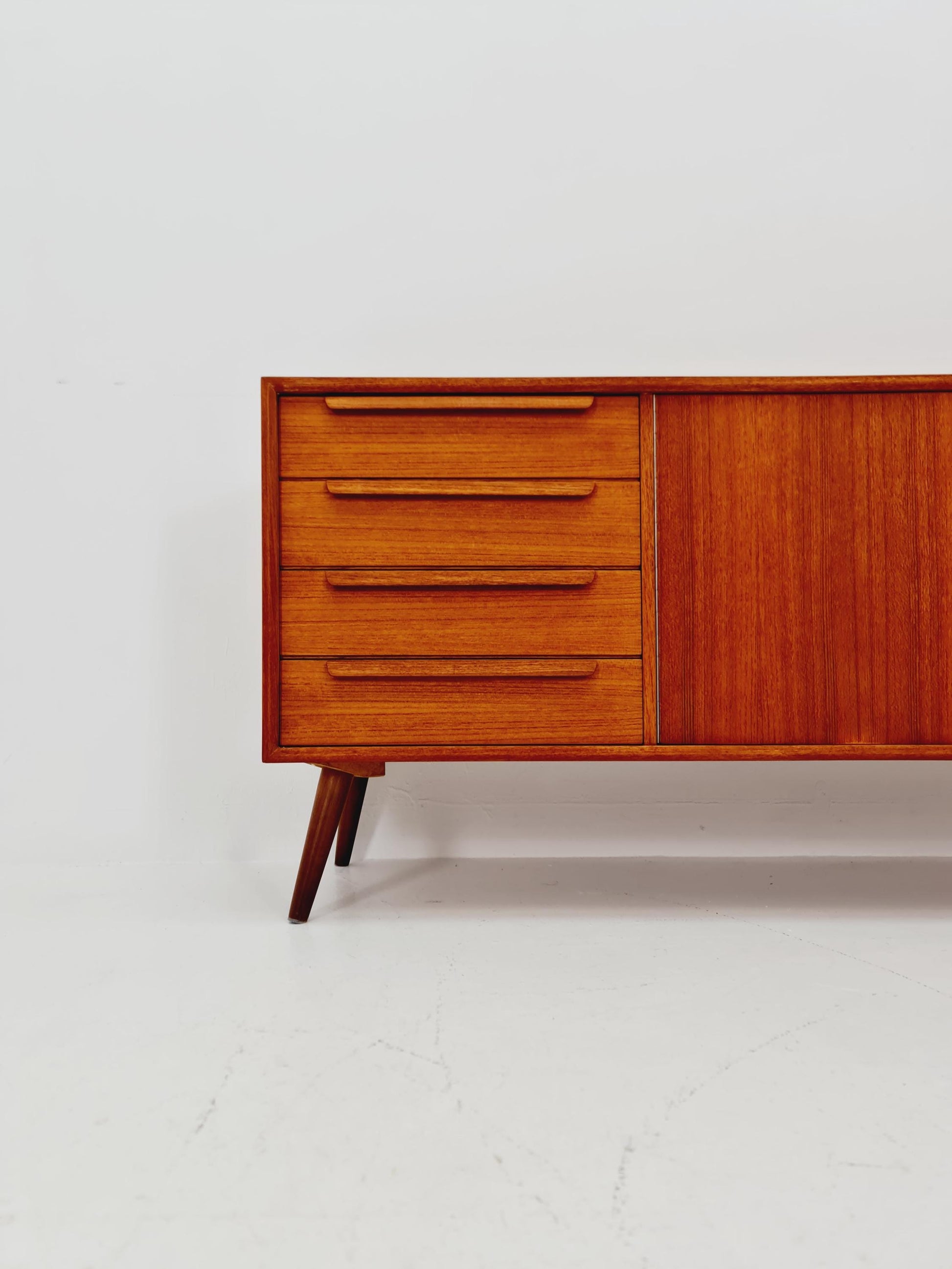 Mid century Modern German teak sideboard by WK möbel, 1960s