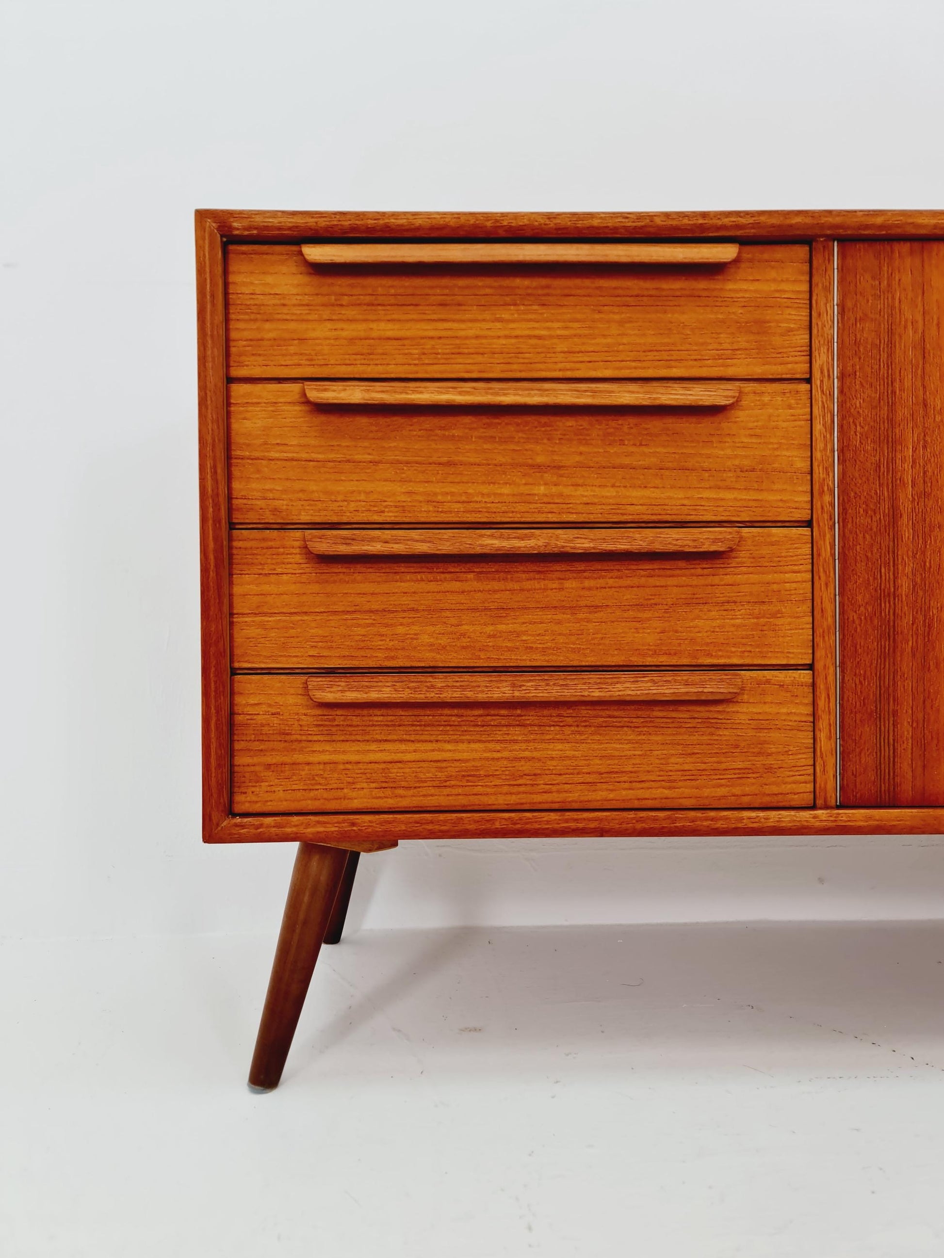 Mid century Modern German teak sideboard by WK möbel, 1960s