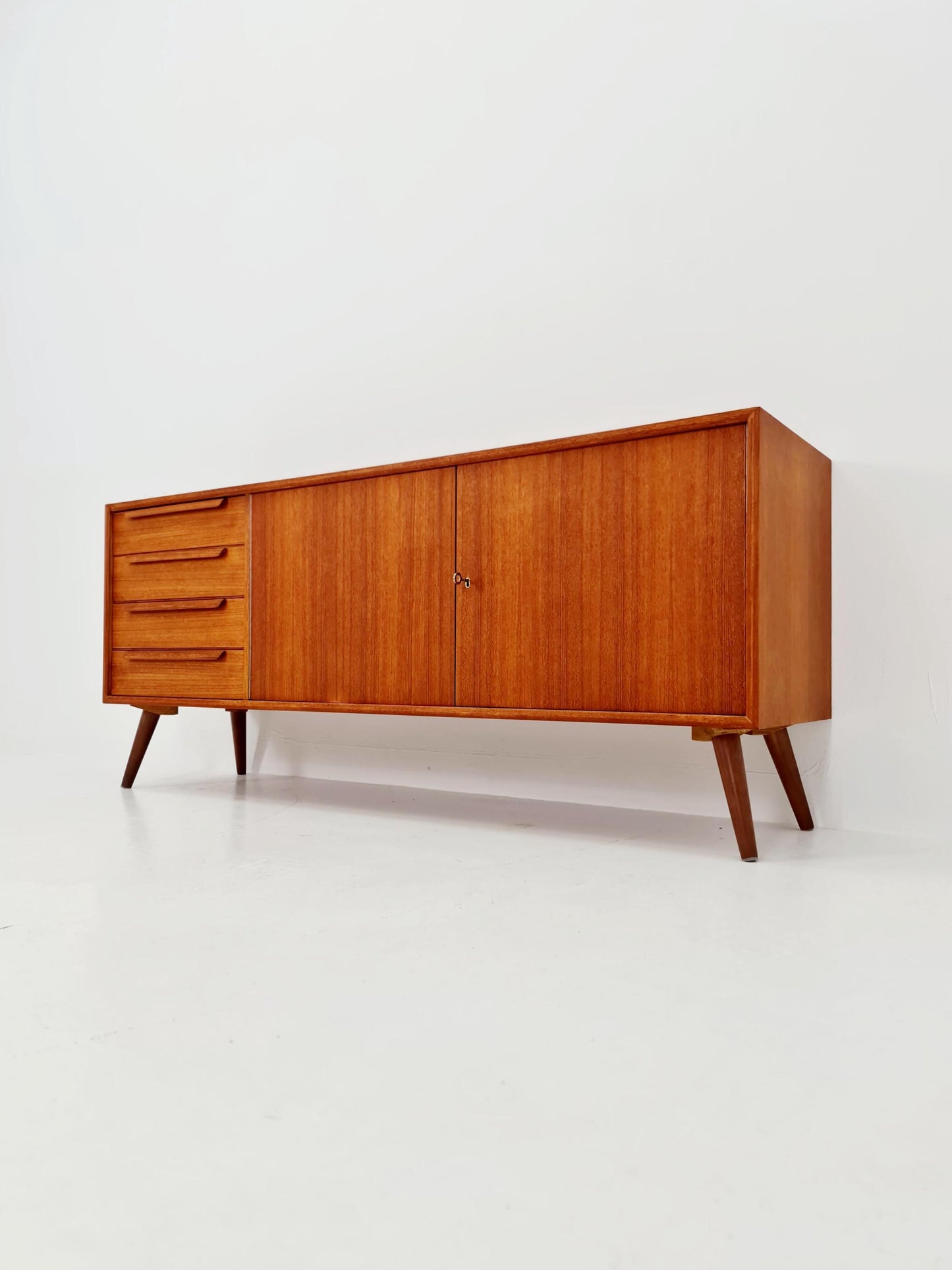 Mid century Modern German teak sideboard by WK möbel, 1960s