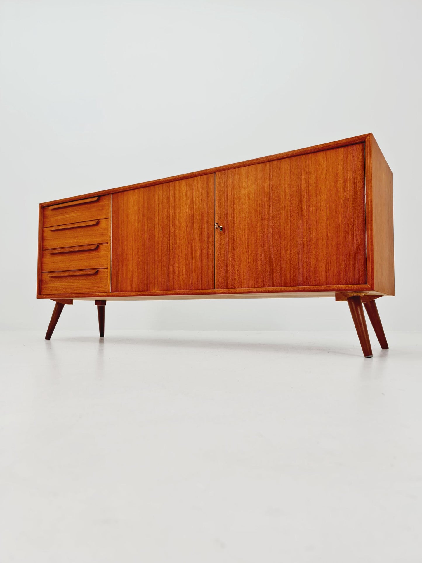 Mid century Modern German teak sideboard by WK möbel, 1960s