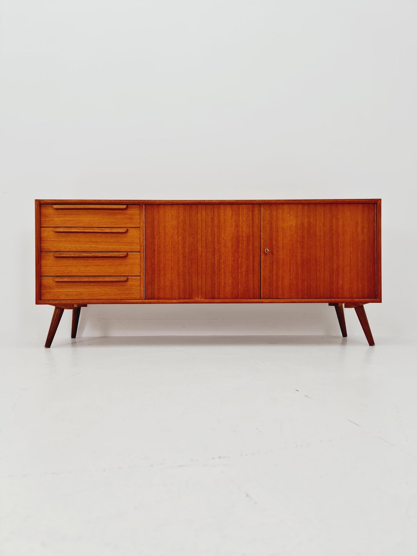 Mid century Modern German teak sideboard by WK möbel, 1960s