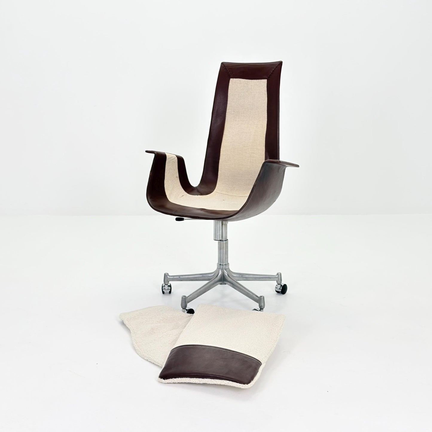 Mid centruy Tulip Desk Chair Modell 6725 by Preben Fabricius & Jørgen Kastholm – for Walter Knoll, 1960s by Kill