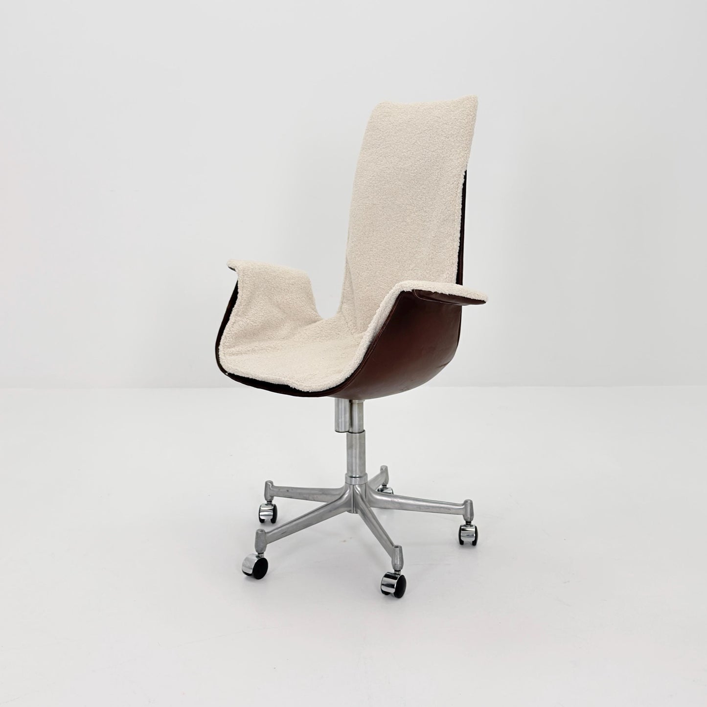 Mid centruy Tulip Desk Chair Modell 6725 by Preben Fabricius & Jørgen Kastholm – for Walter Knoll, 1960s by Kill