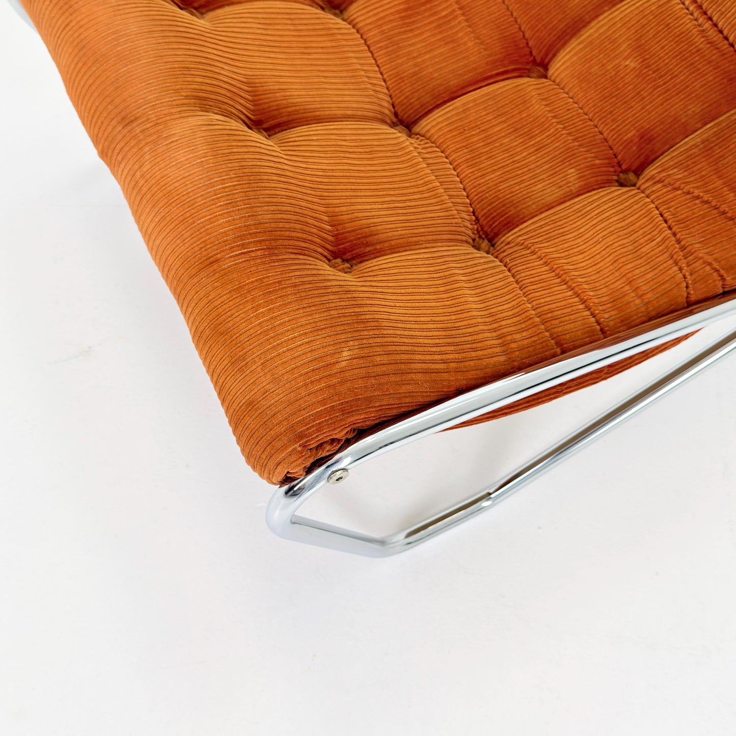1 of 2 Rare Mid century Lounge chair by EM Möbler Model 600 1970s Sweden