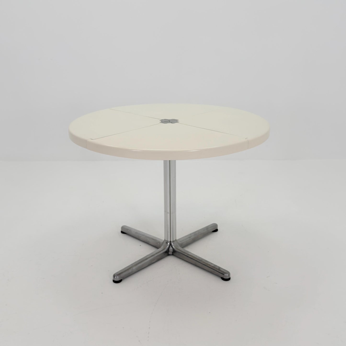 Mid century Italian Plano Folding white Table by Giancarlo Piretti, 1970s